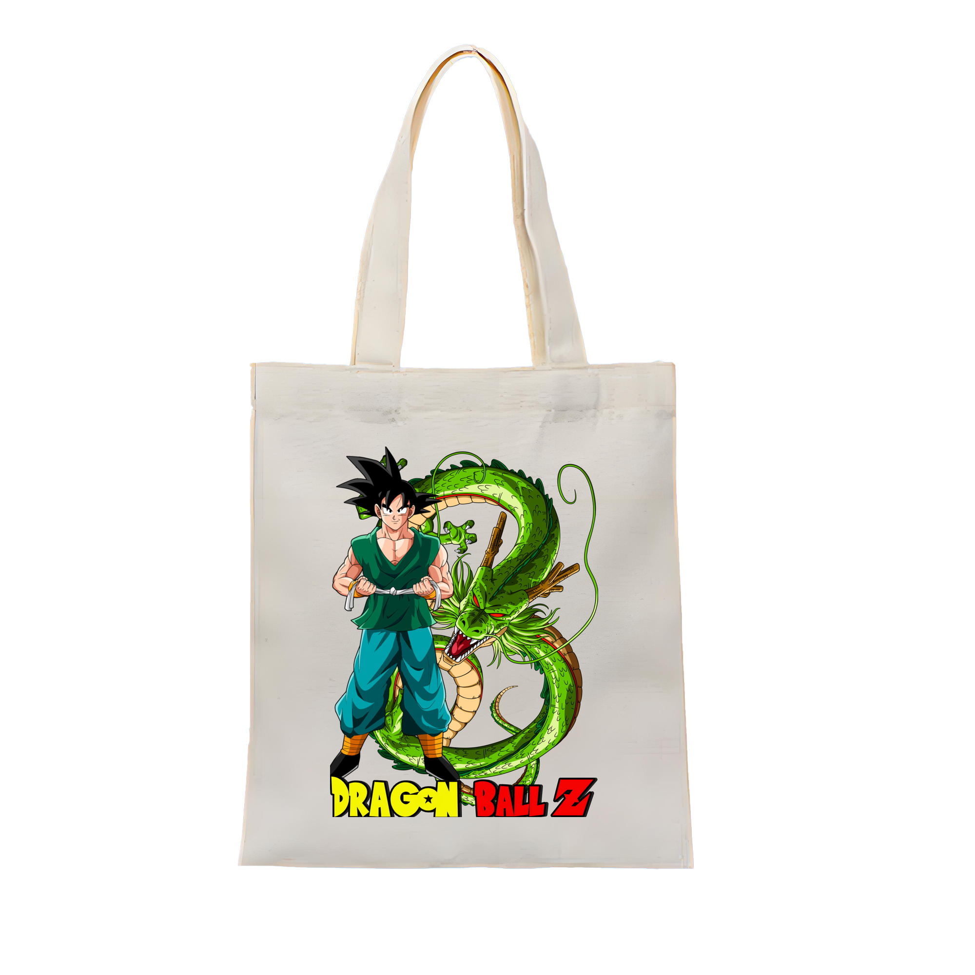 （画像用） ドラゴンボール 孫悟空（そん ごくう）Son Goku カカロット DRAGON BALL Kakarotto 縦型キャンバス生地手提げバッグ　トートバッグ