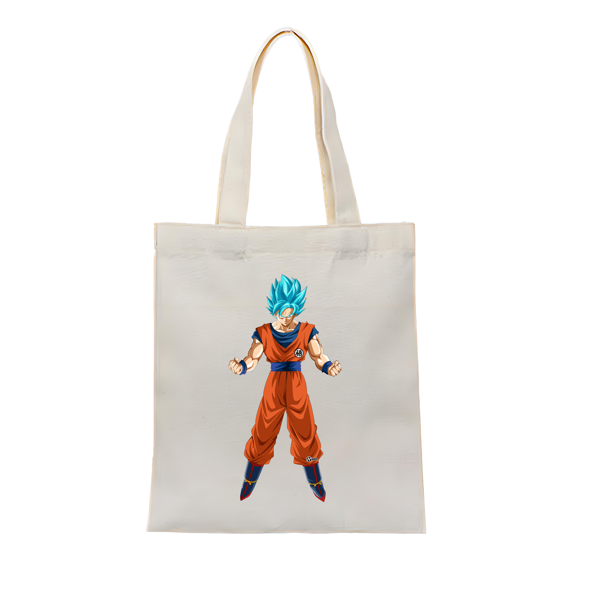（画像用） ドラゴンボール 孫悟空（そん ごくう）Son Goku カカロット DRAGON BALL Kakarotto 縦型キャンバス生地手提げバッグ　トートバッグ