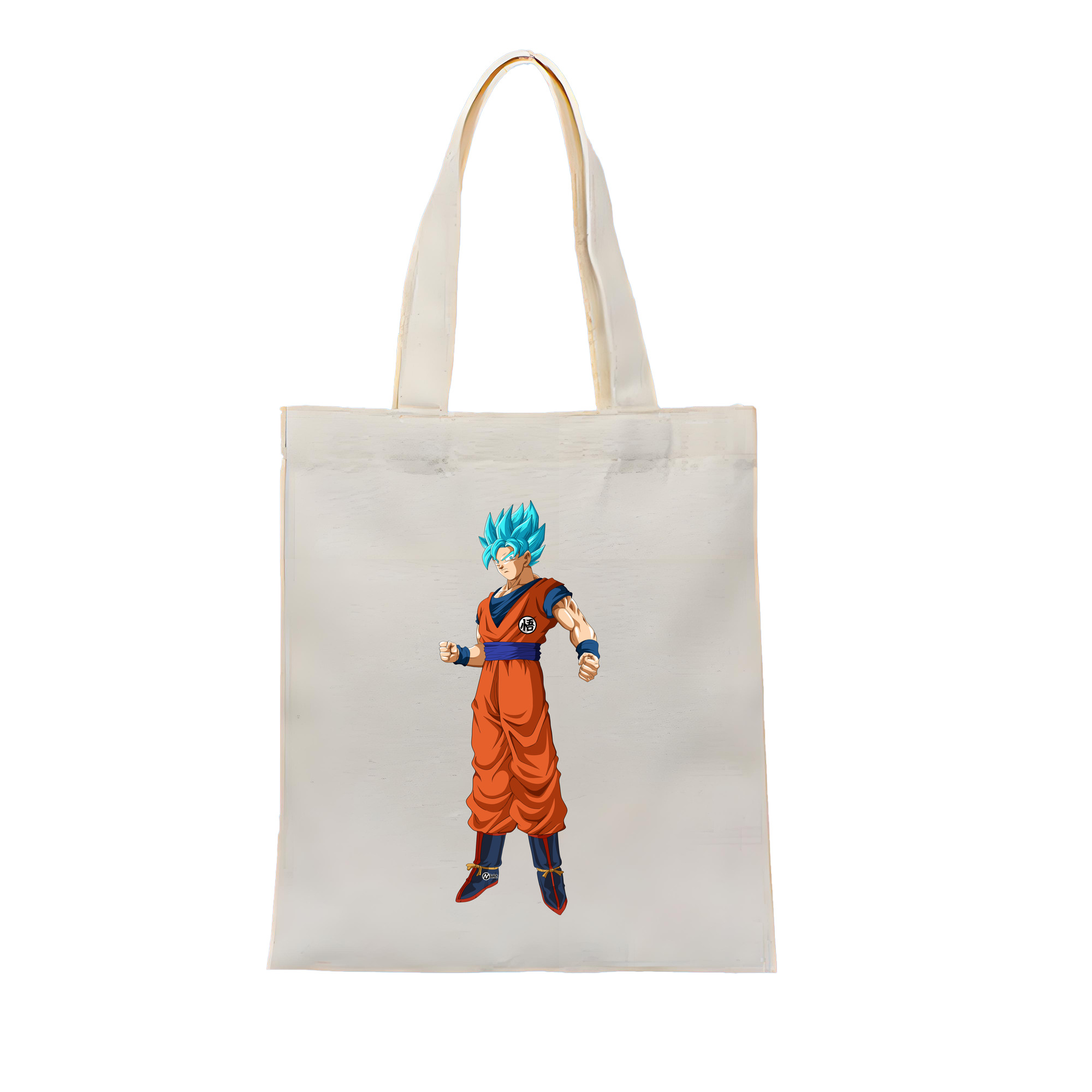 （画像用） ドラゴンボール 孫悟空（そん ごくう）Son Goku カカロット DRAGON BALL Kakarotto 縦型キャンバス生地手提げバッグ　トートバッグ