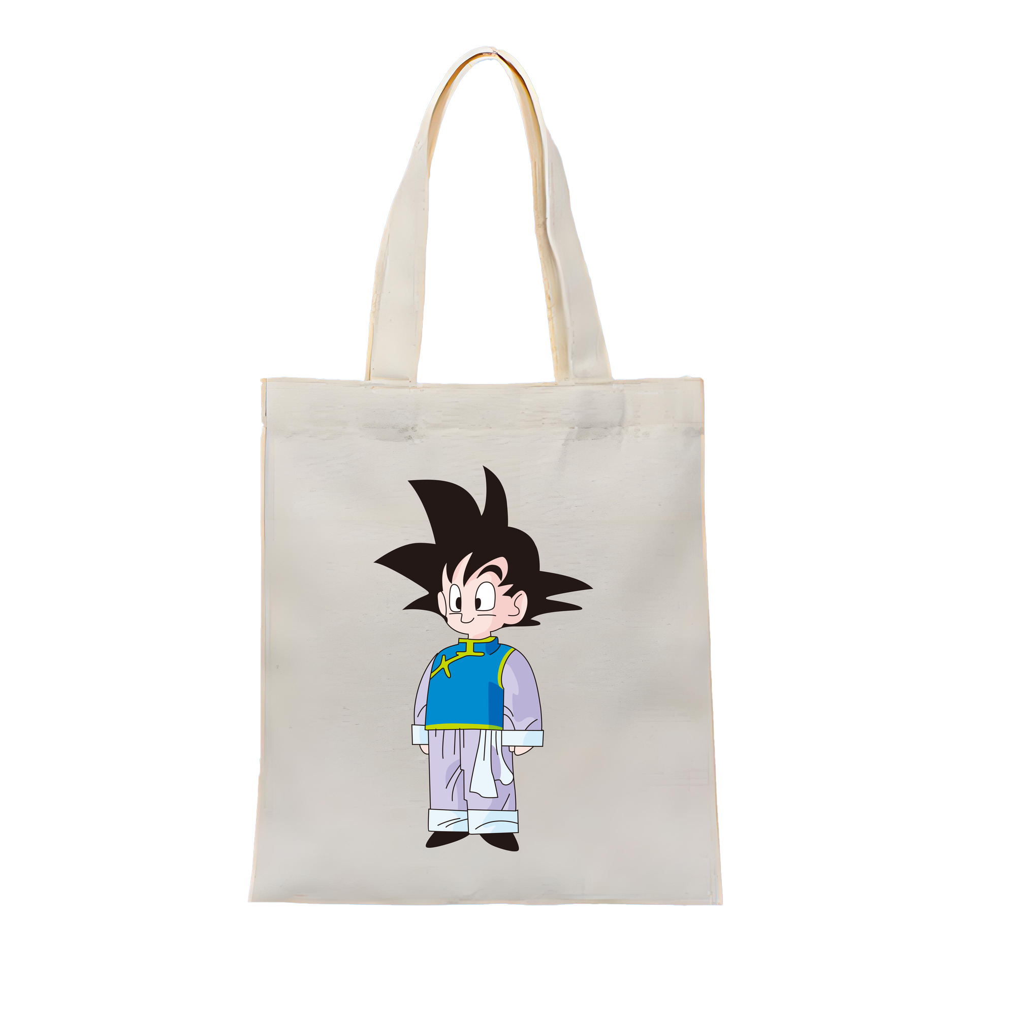 （画像用） ドラゴンボール 孫悟空（そん ごくう）Son Goku カカロット DRAGON BALL Kakarotto 縦型キャンバス生地手提げバッグ　トートバッグ