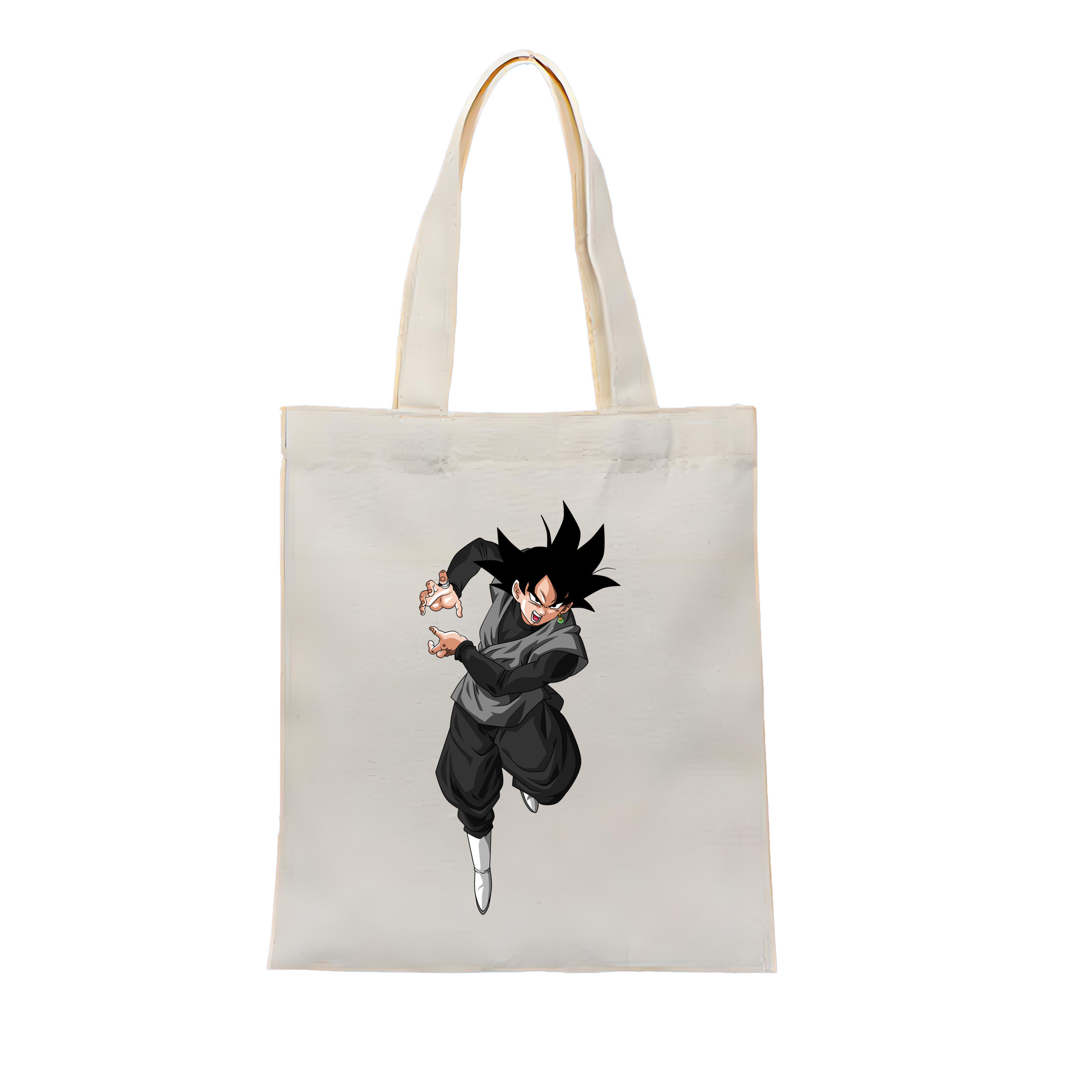 （画像用） ドラゴンボール ベジータ四世（Bejīta Yonsei）DRAGON BALL Vegeta IV 縦型キャンバス生地手提げバッグ　トートバッグ
