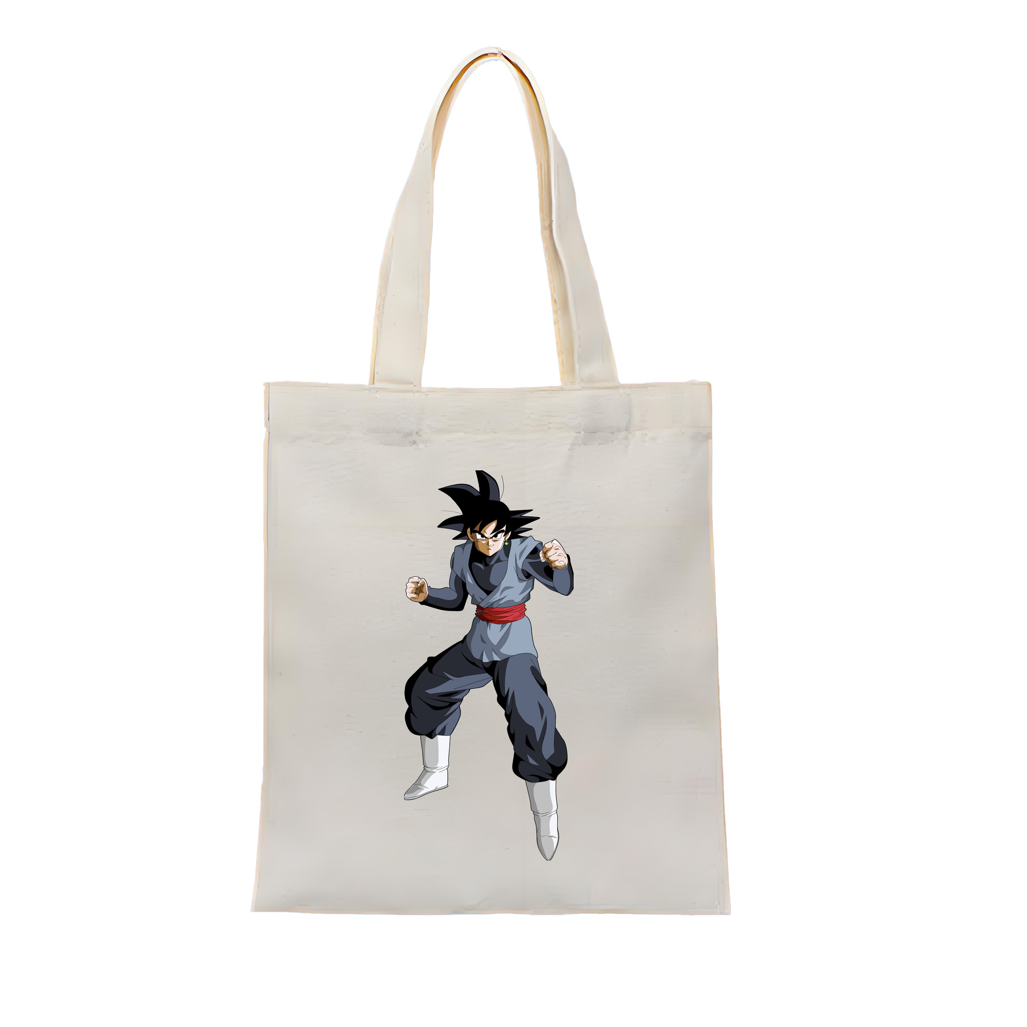 （画像用） ドラゴンボール ベジータ四世（Bejīta Yonsei）DRAGON BALL Vegeta IV 縦型キャンバス生地手提げバッグ　トートバッグ