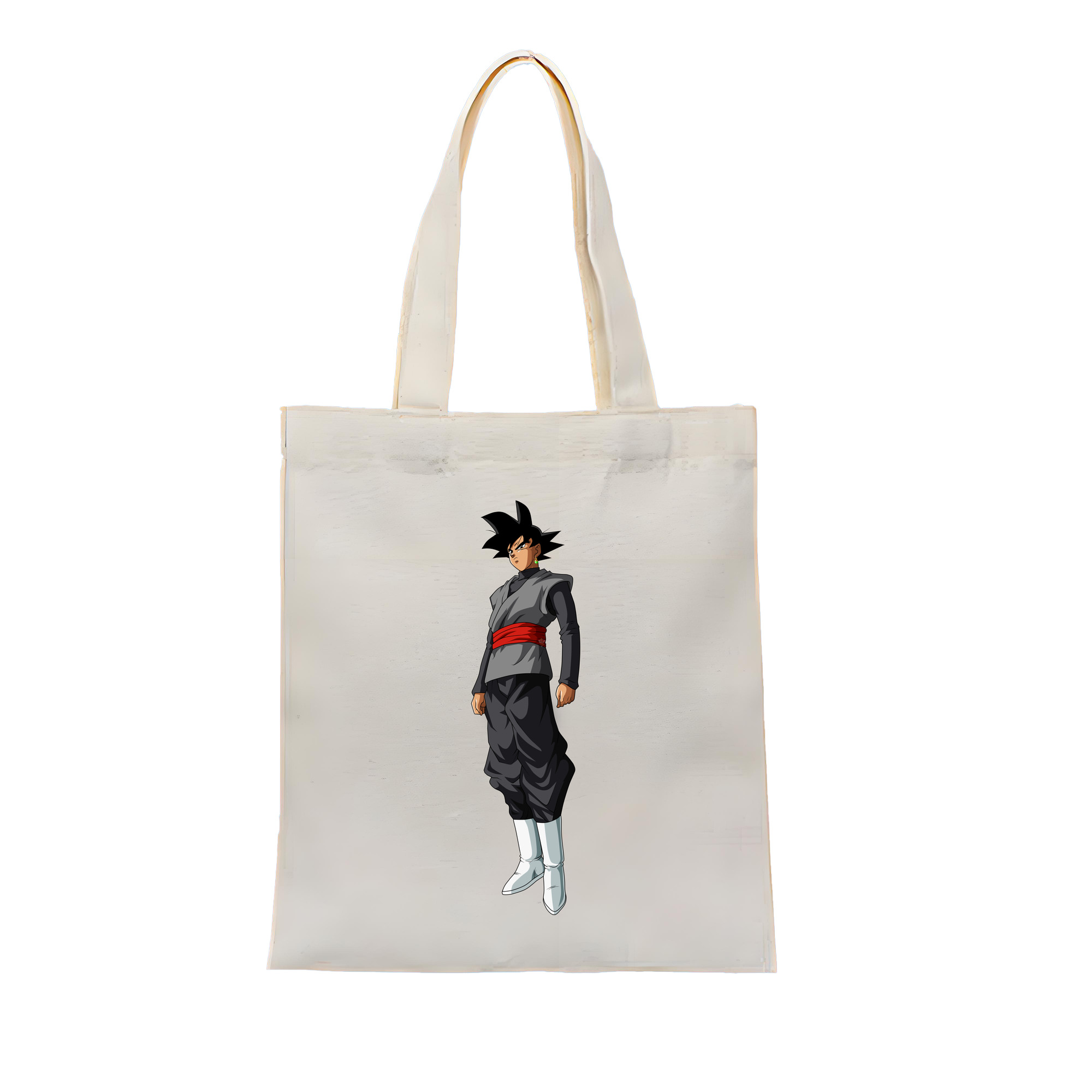 （画像用） ドラゴンボール ベジータ四世（Bejīta Yonsei）DRAGON BALL Vegeta IV 縦型キャンバス生地手提げバッグ　トートバッグ