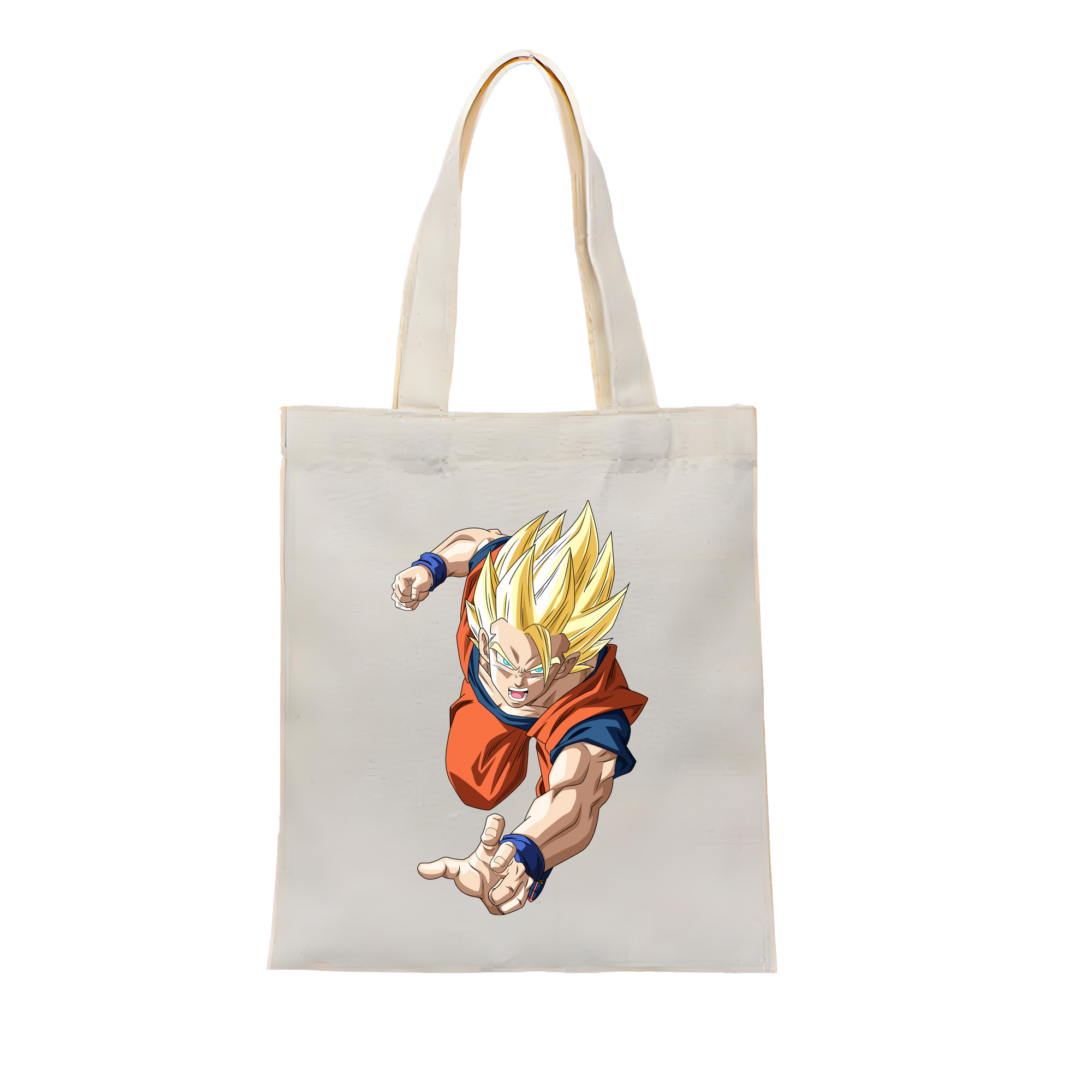 （画像用） ドラゴンボール 孫 悟飯（そんごはん）DRAGON BALL Son Gohan 縦型キャンバス生地手提げバッグ　トートバッグ