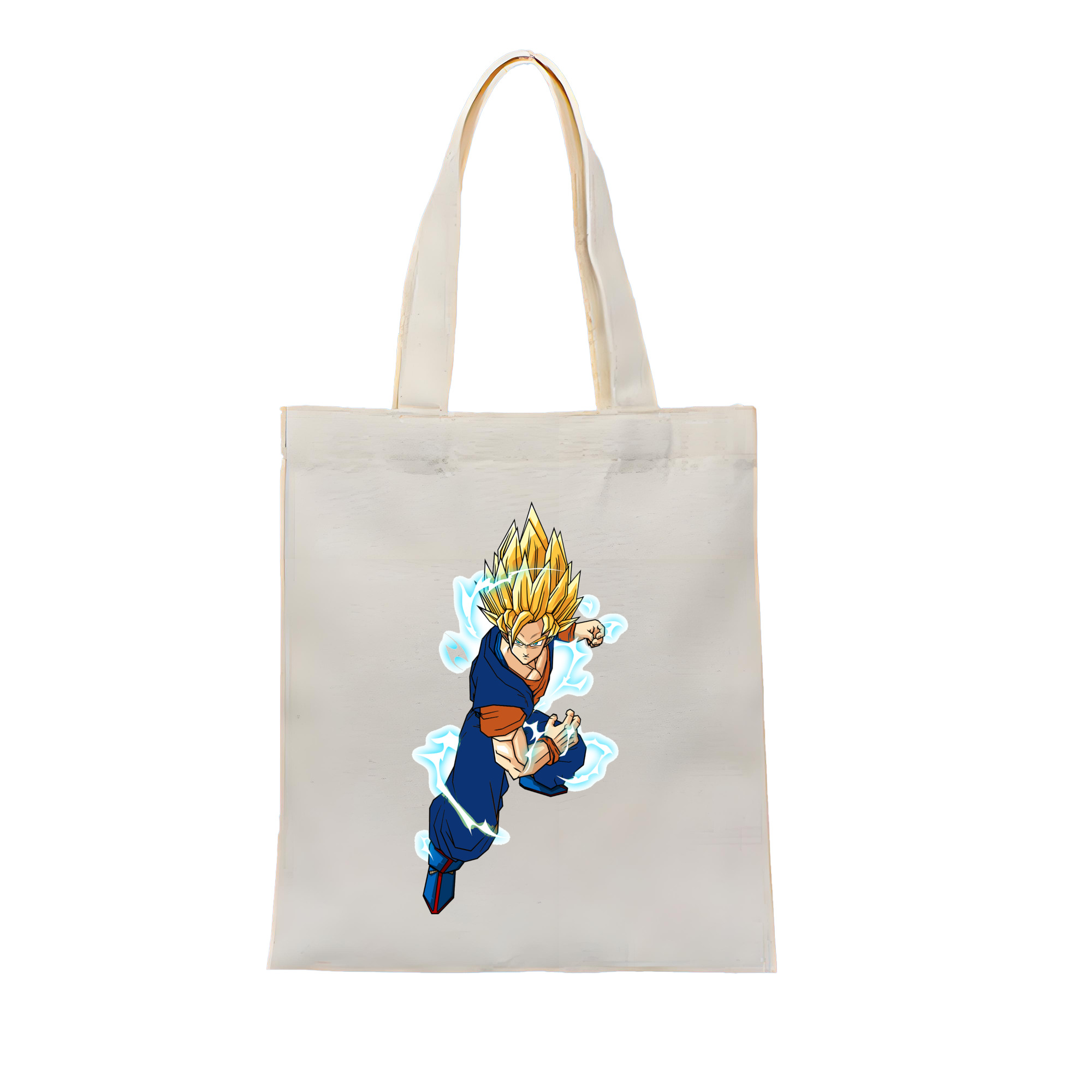 （画像用） ドラゴンボール 孫 悟飯（そんごはん）DRAGON BALL Son Gohan 縦型キャンバス生地手提げバッグ　トートバッグ
