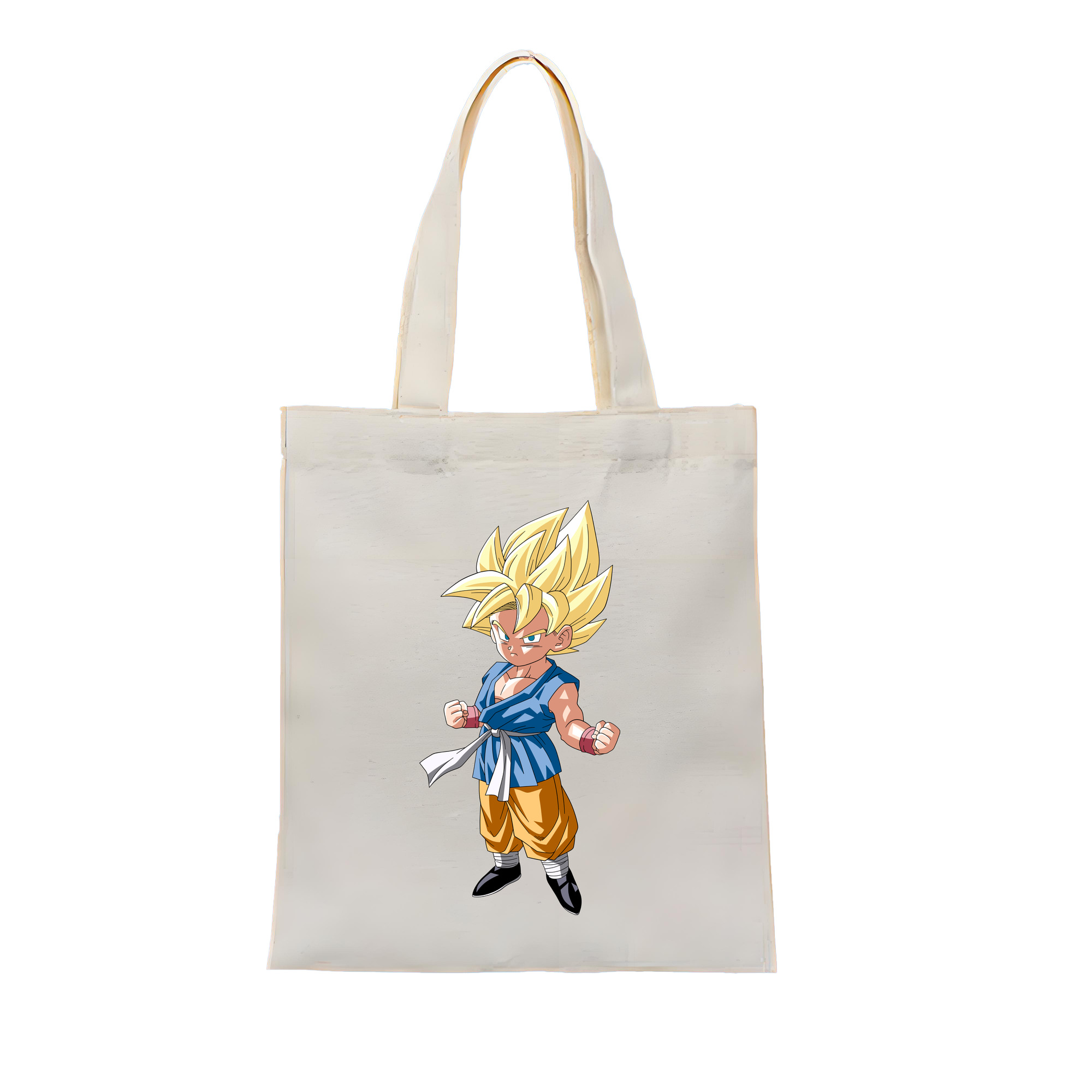（画像用） ドラゴンボール 孫 悟飯（そんごはん）DRAGON BALL Son Gohan 縦型キャンバス生地手提げバッグ　トートバッグ