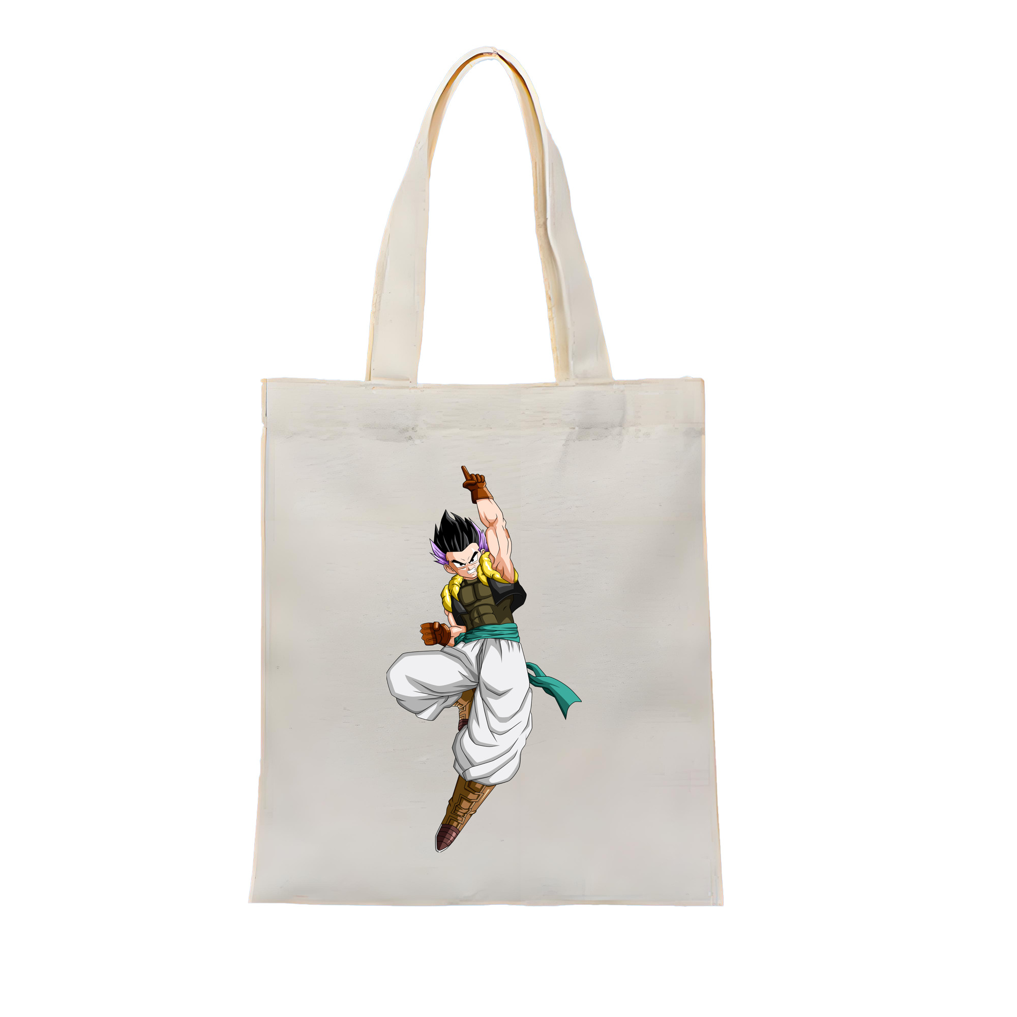（画像用） ドラゴンボール 孫 悟飯（そんごはん）DRAGON BALL Son Gohan 縦型キャンバス生地手提げバッグ　トートバッグ
