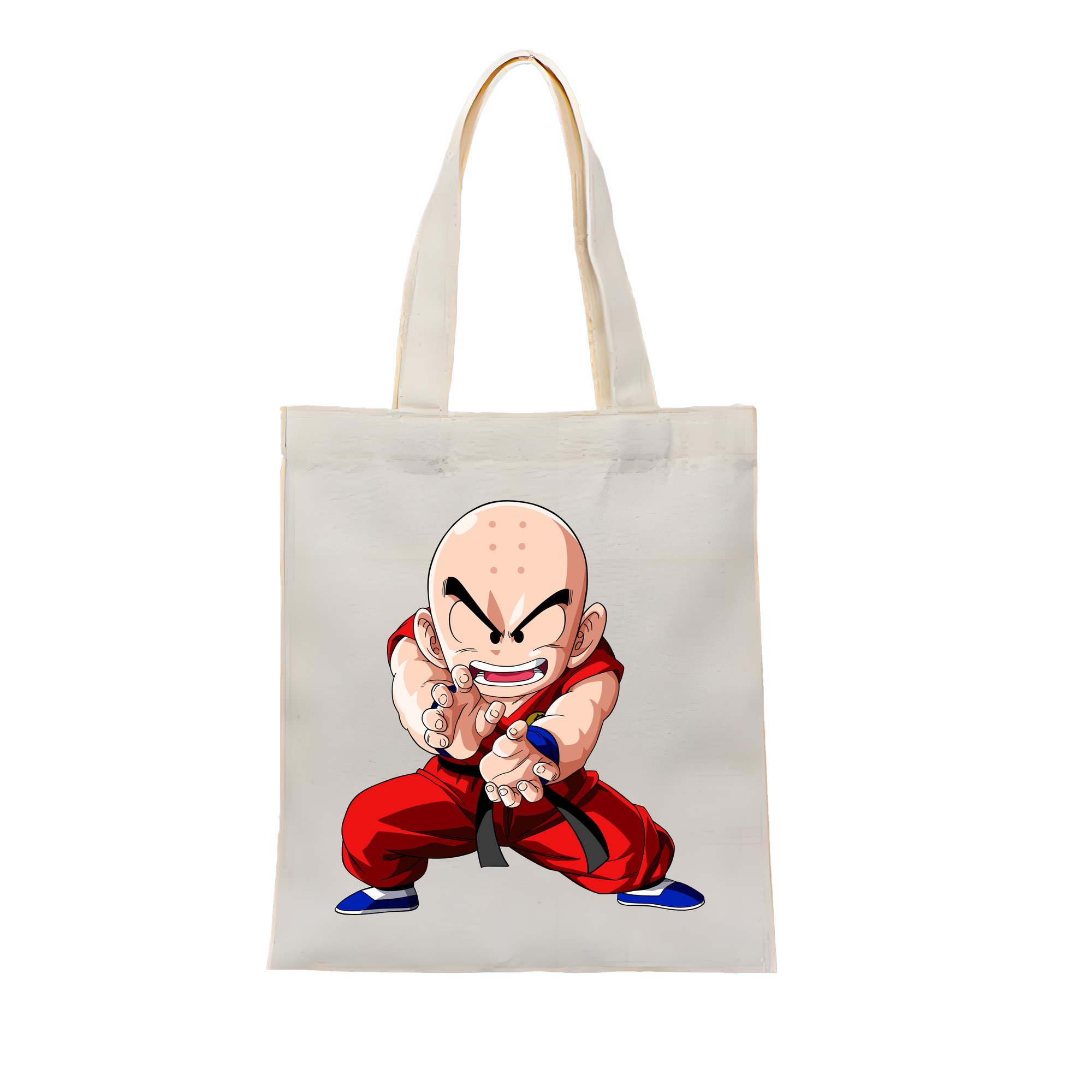 （画像用） ドラゴンボール クリリン DRAGON BALL krillin 縦型キャンバス生地手提げバッグ　トートバッグ