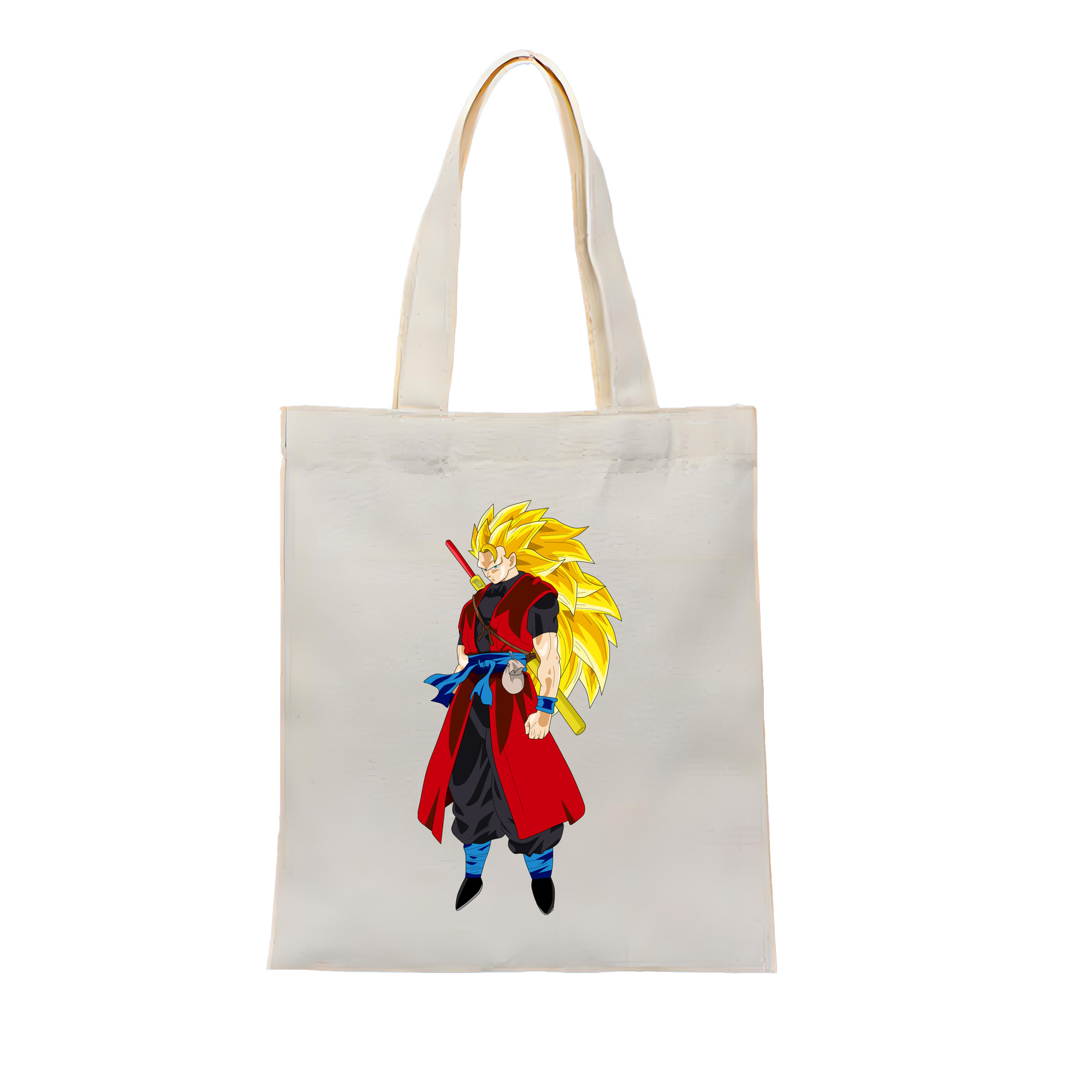 （画像用） ドラゴンボール トランクス（Torankusu）DRAGON BALL Trunks 縦型キャンバス生地手提げバッグ　トートバッグ
