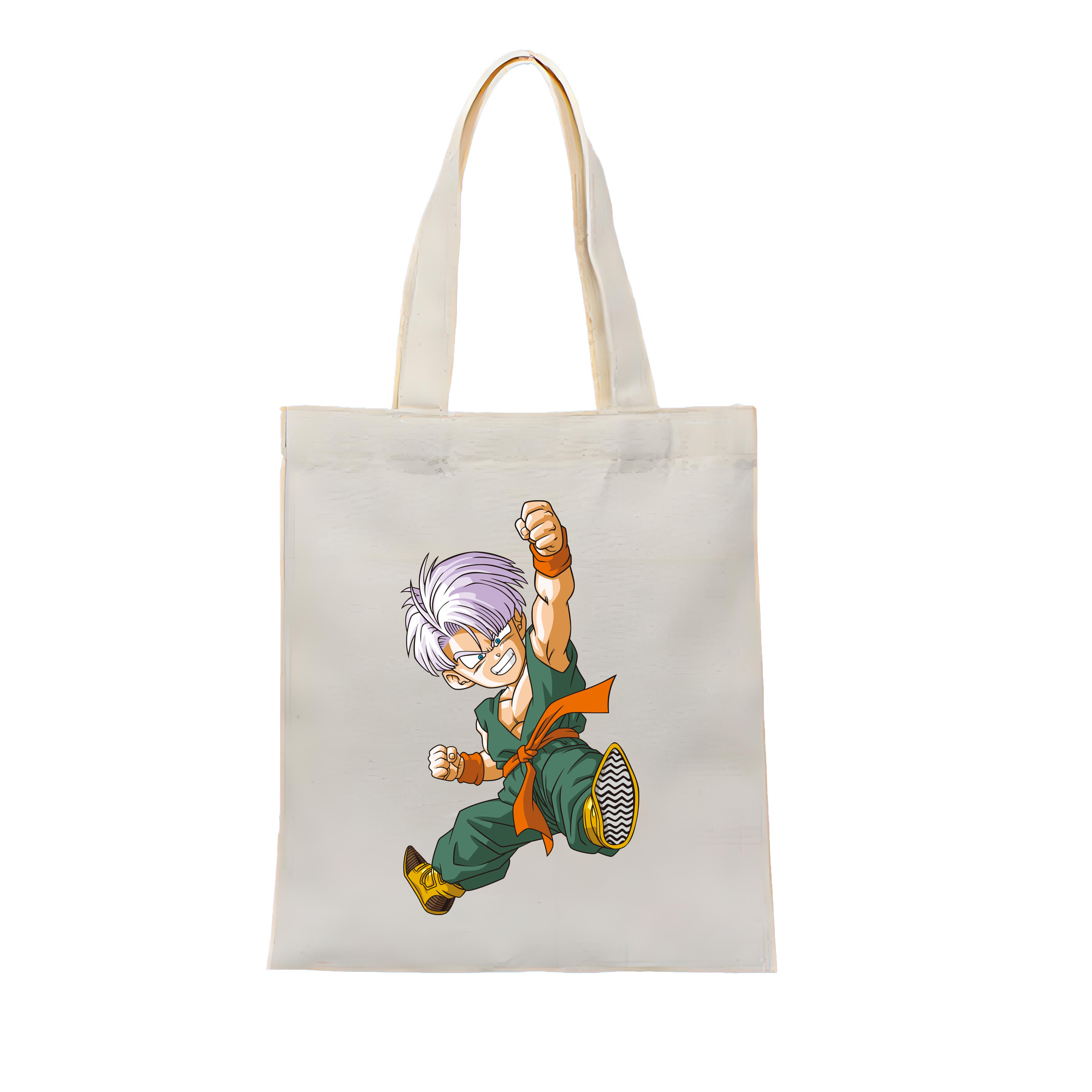 （画像用） ドラゴンボール トランクス（Torankusu）DRAGON BALL Trunks 縦型キャンバス生地手提げバッグ　トートバッグ