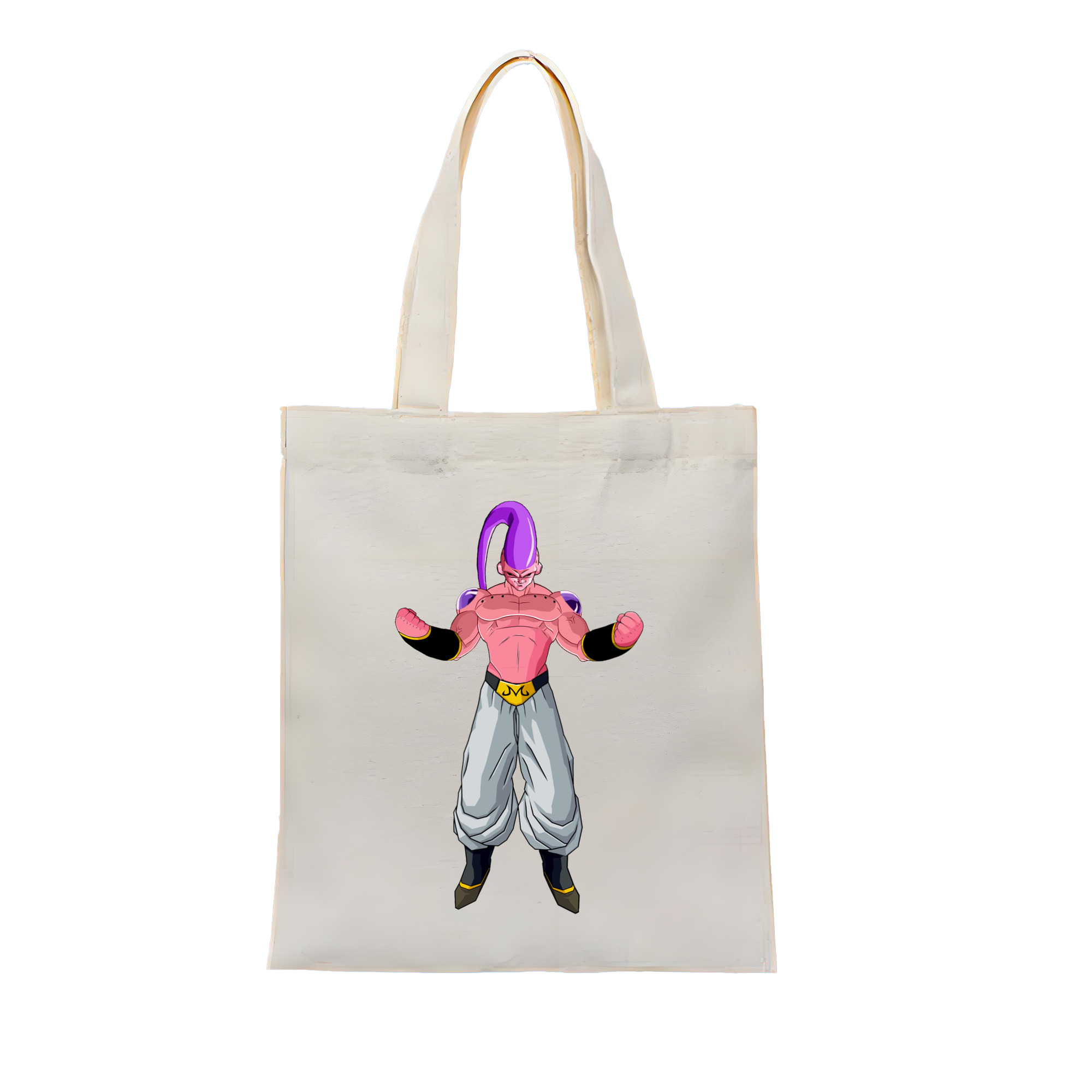 （画像用） ドラゴンボール 魔人ブウ DRAGON BALL Majin Buu 縦型キャンバス生地手提げバッグ　トートバッグ