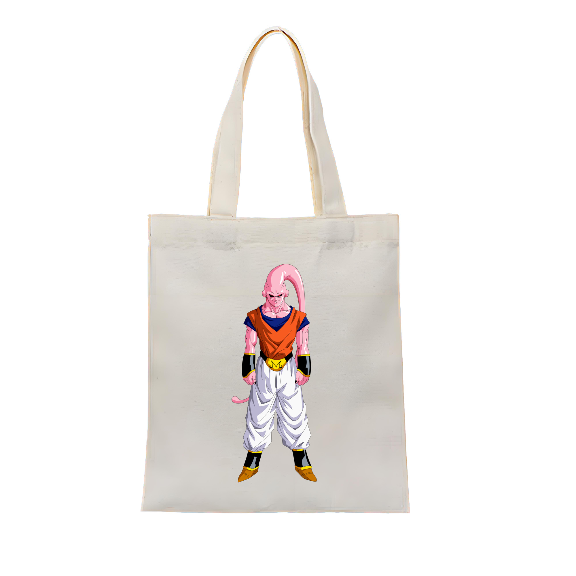 （画像用） ドラゴンボール 魔人ブウ DRAGON BALL Majin Buu 縦型キャンバス生地手提げバッグ　トートバッグ