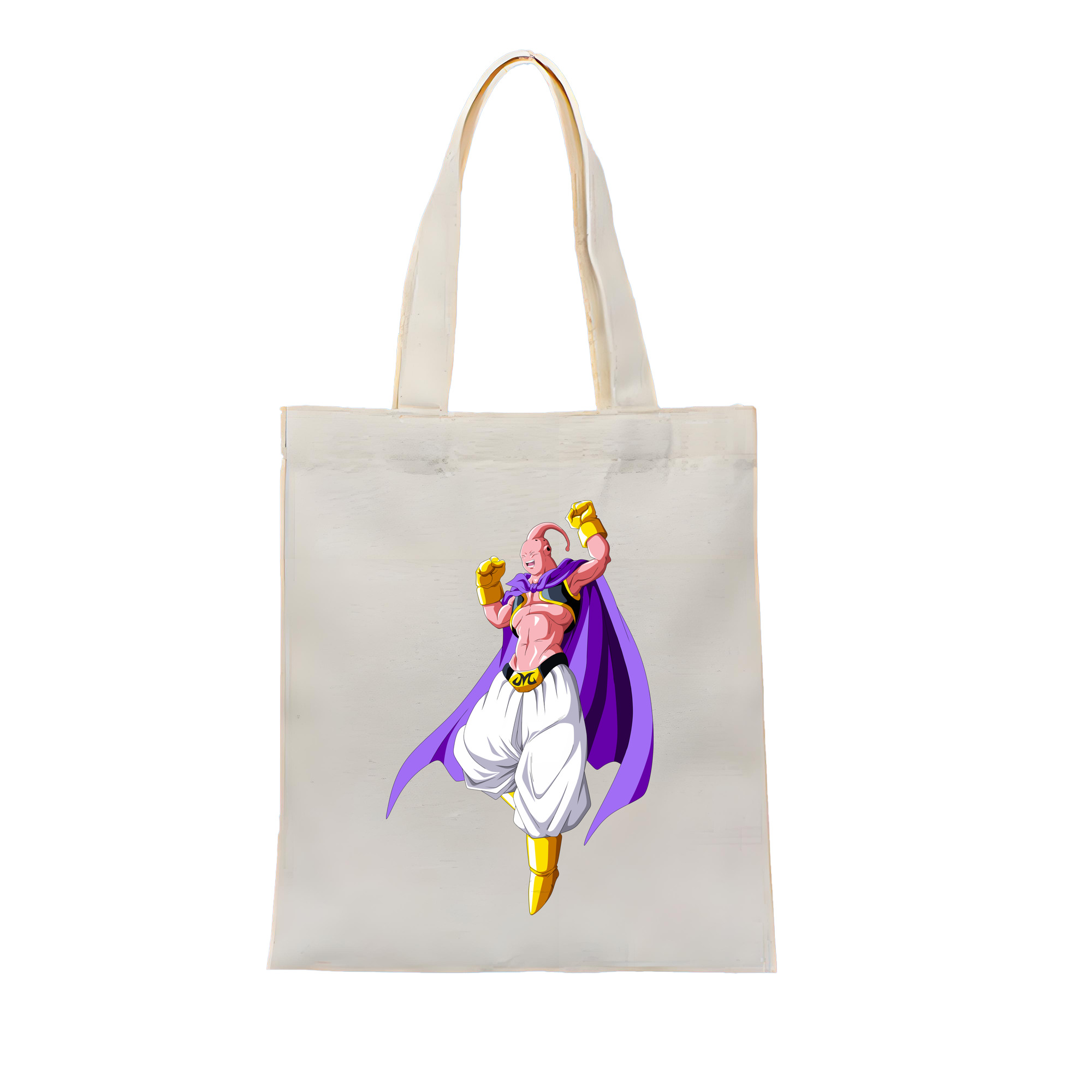 （画像用） ドラゴンボール 魔人ブウ DRAGON BALL Majin Buu 縦型キャンバス生地手提げバッグ　トートバッグ