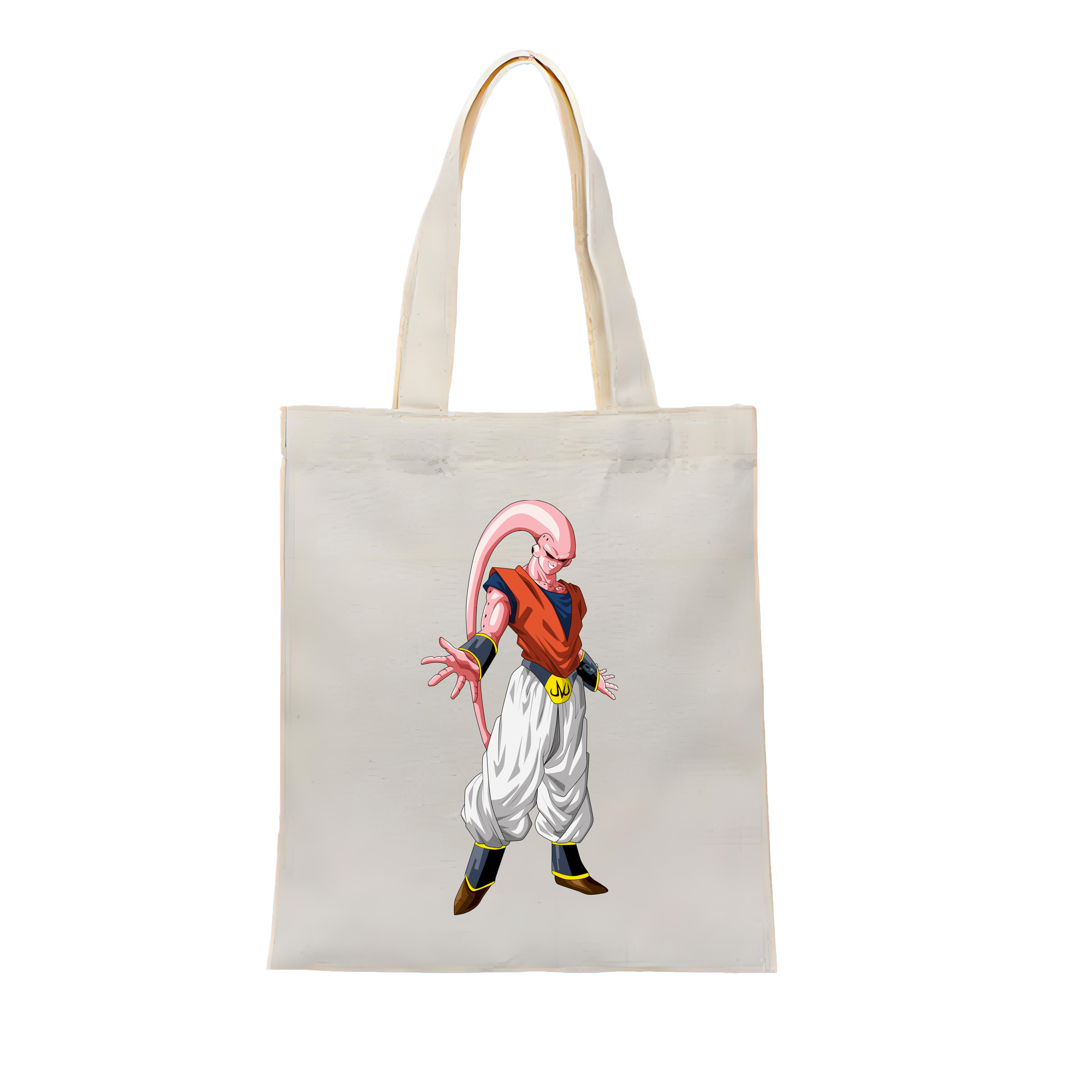 （画像用） ドラゴンボール 魔人ブウ DRAGON BALL Majin Buu 縦型キャンバス生地手提げバッグ　トートバッグ