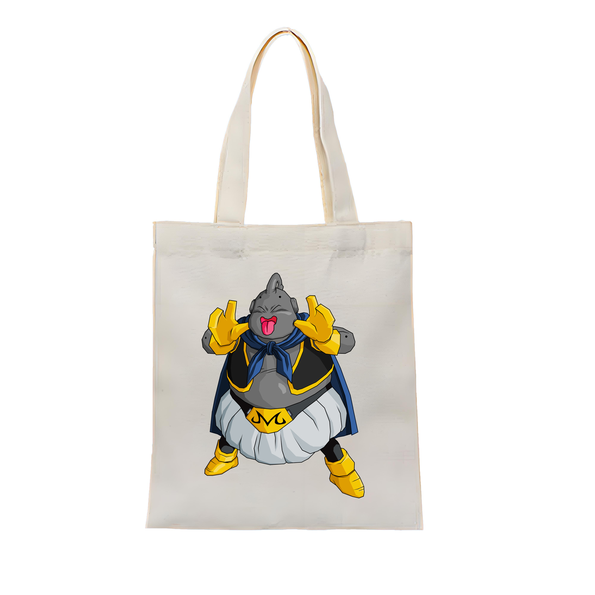 （画像用） ドラゴンボール 魔人ブウ DRAGON BALL Majin Buu 縦型キャンバス生地手提げバッグ　トートバッグ