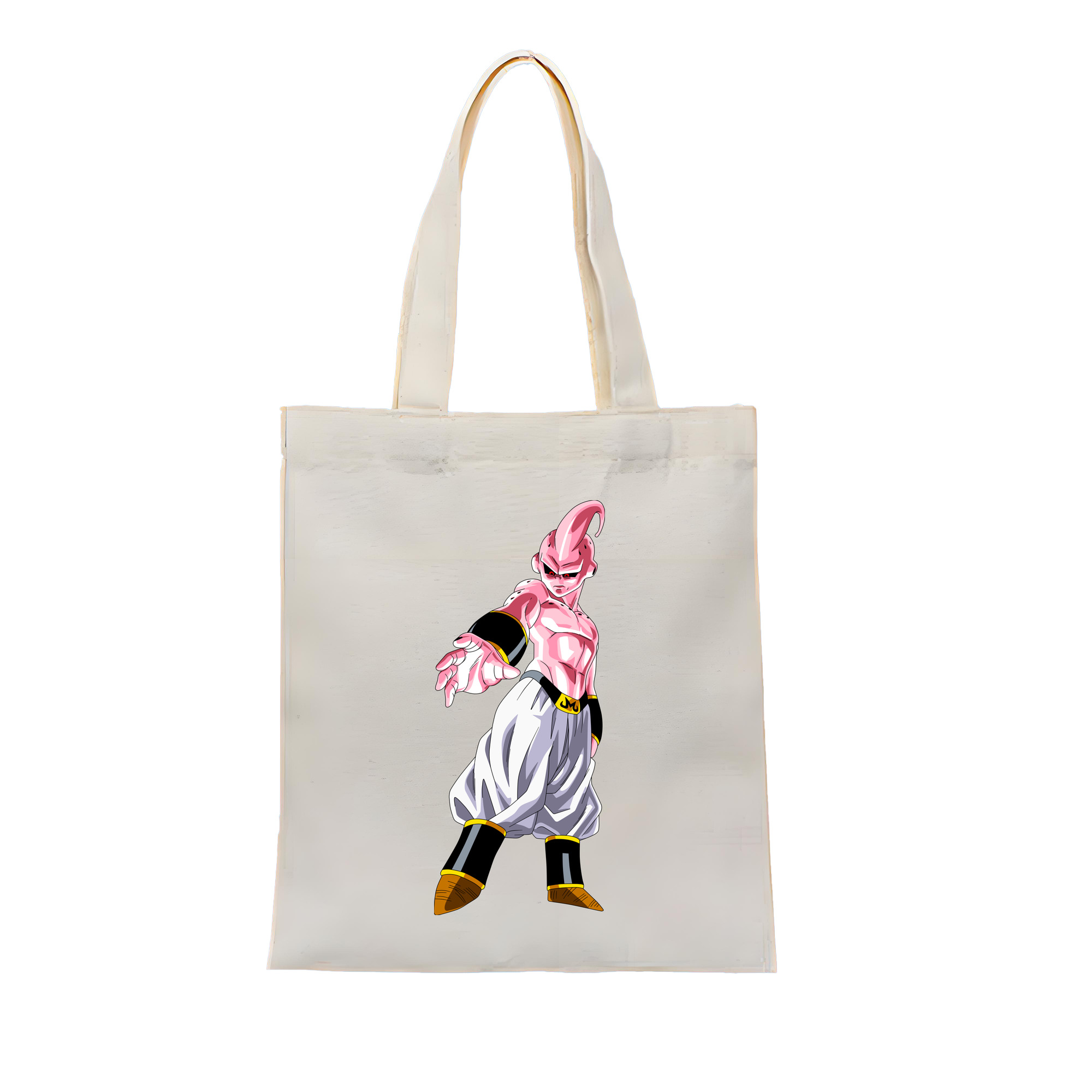 （画像用） ドラゴンボール 魔人ブウ DRAGON BALL Majin Buu 縦型キャンバス生地手提げバッグ　トートバッグ