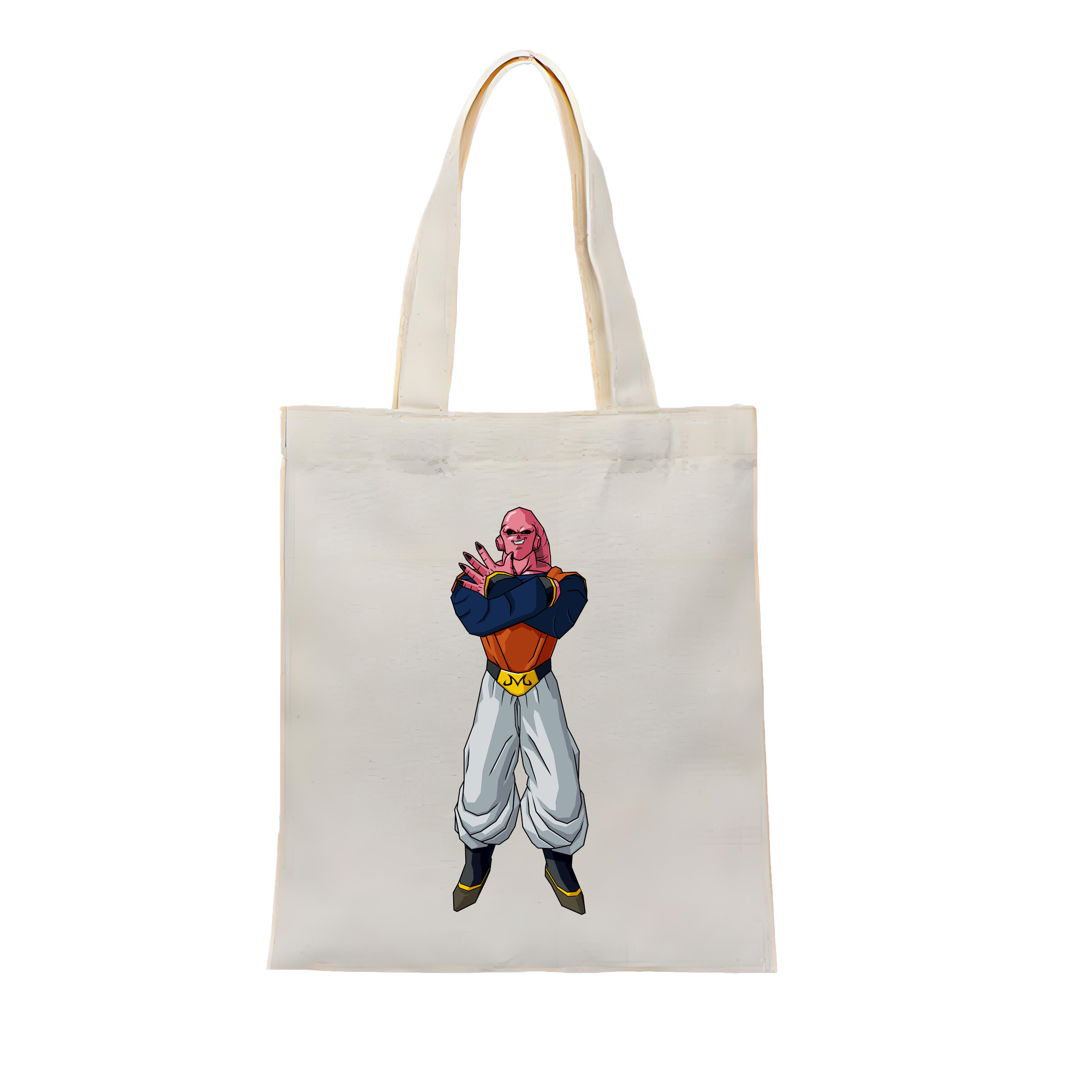 （画像用） ドラゴンボール 魔人ブウ DRAGON BALL Majin Buu 縦型キャンバス生地手提げバッグ　トートバッグ