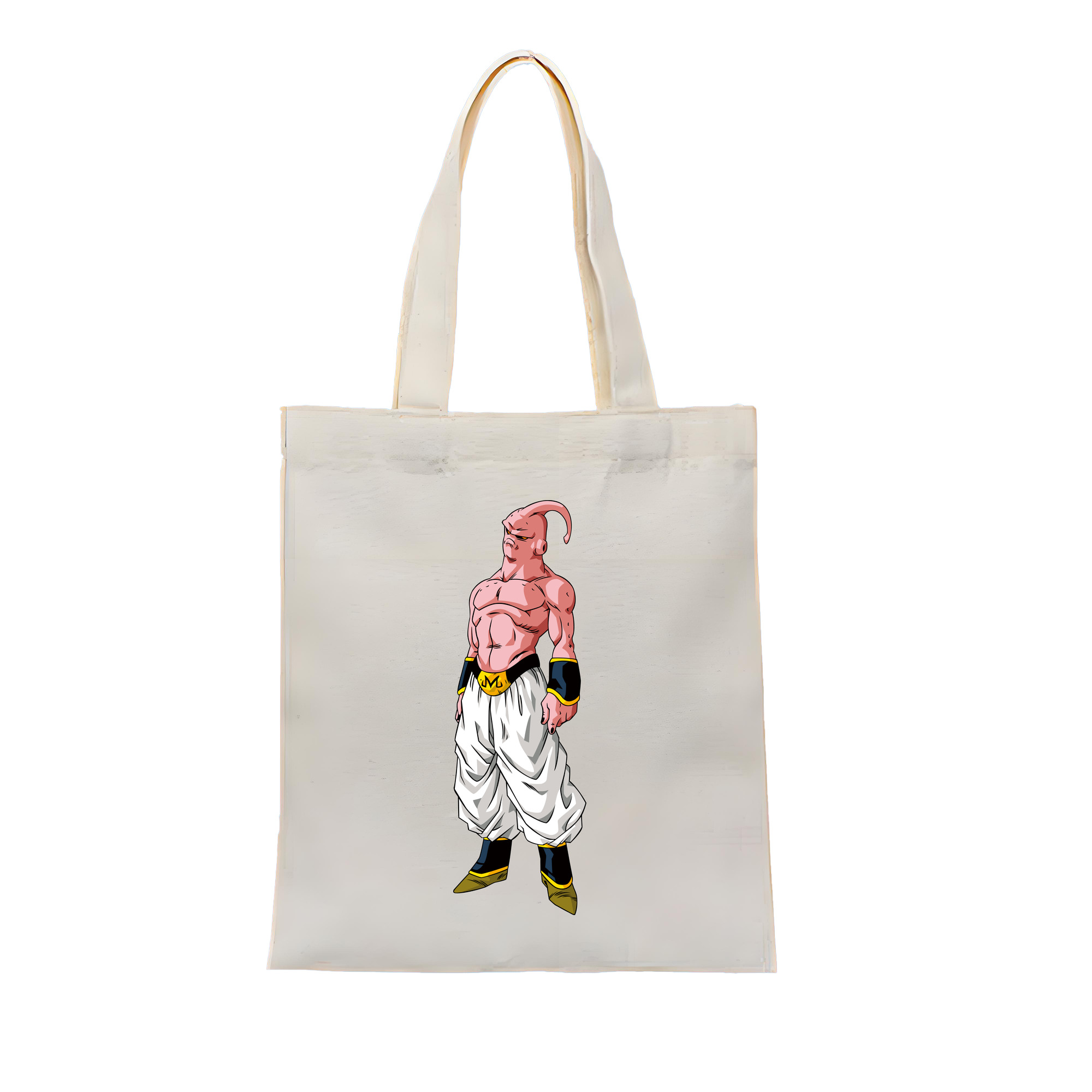 （画像用） ドラゴンボール 魔人ブウ DRAGON BALL Majin Buu 縦型キャンバス生地手提げバッグ　トートバッグ