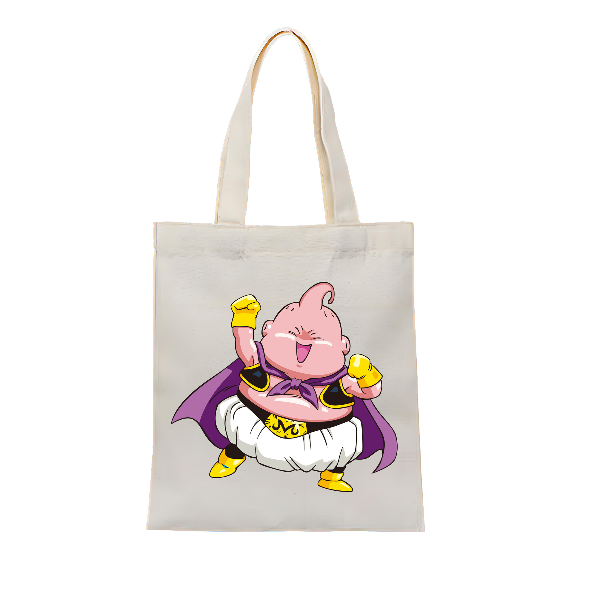 （画像用） ドラゴンボール 魔人ブウ DRAGON BALL Majin Buu 縦型キャンバス生地手提げバッグ　トートバッグ