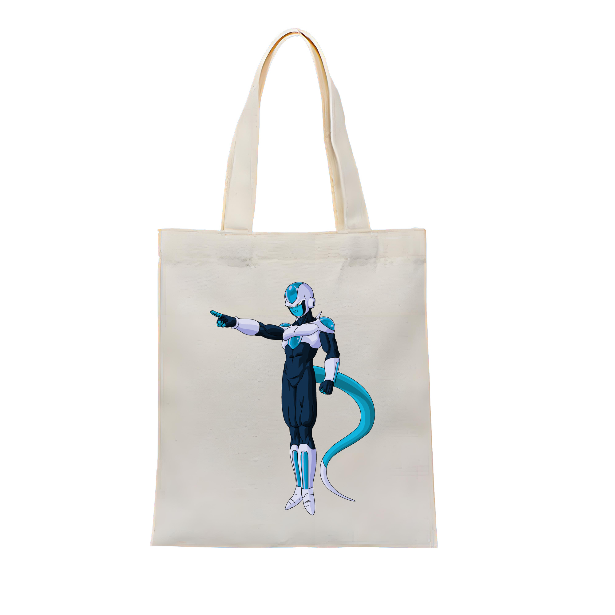 （画像用） ドラゴンボール フリーザ DRAGON BALL Frieza 縦型キャンバス生地手提げバッグ　トートバッグ