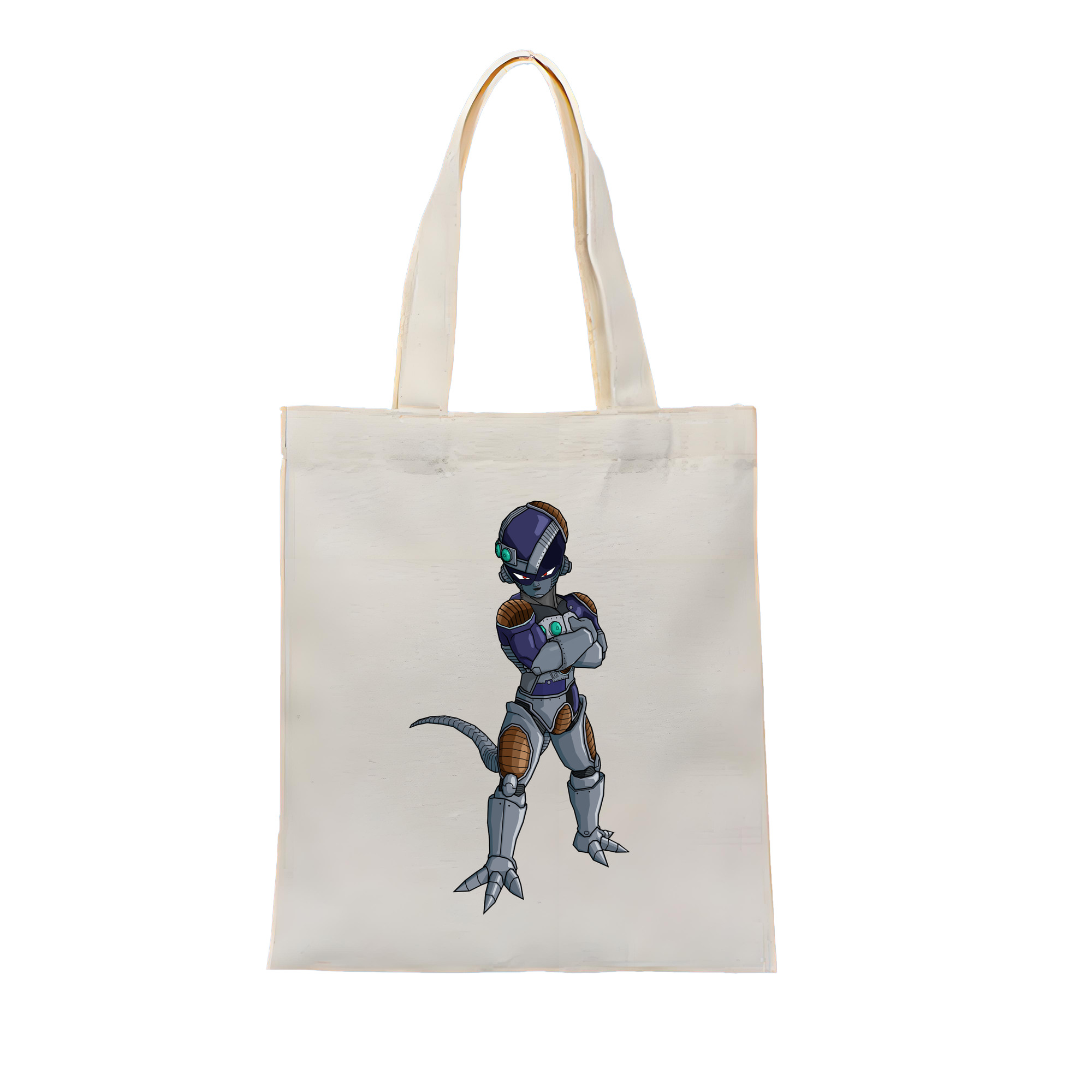 （画像用） ドラゴンボール フリーザ DRAGON BALL Frieza 縦型キャンバス生地手提げバッグ　トートバッグ