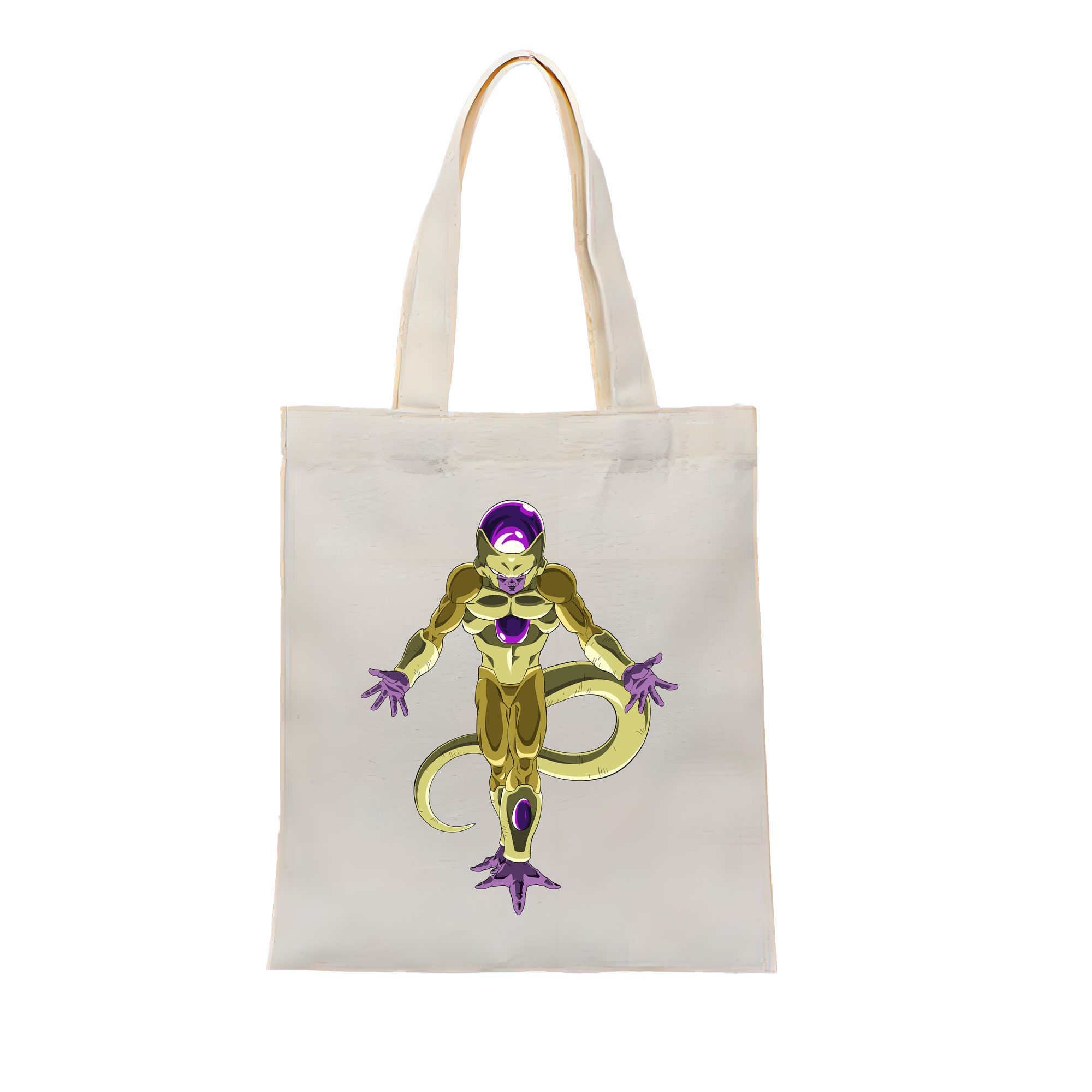 （画像用） ドラゴンボール フリーザ DRAGON BALL Frieza 縦型キャンバス生地手提げバッグ　トートバッグ