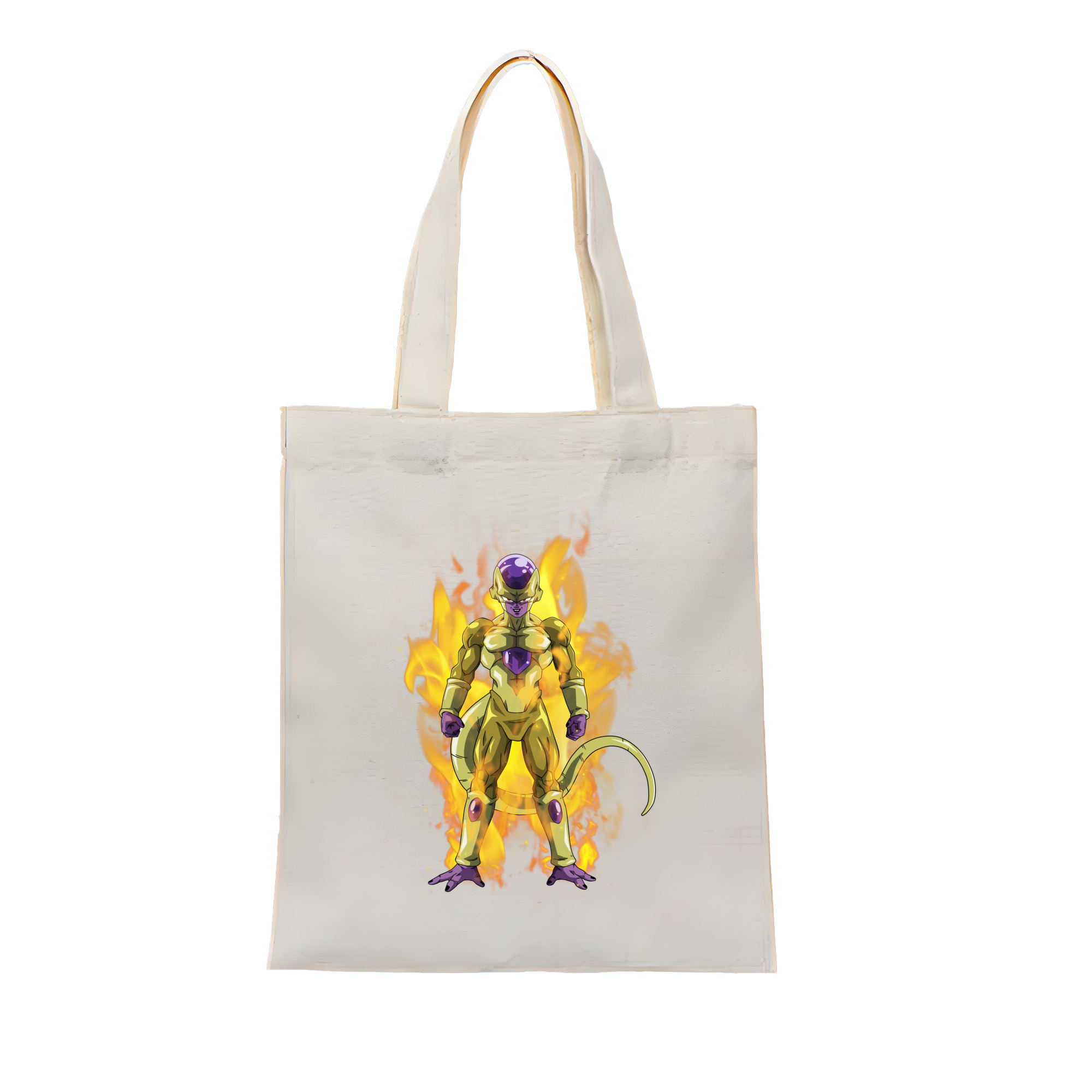 （画像用） ドラゴンボール フリーザ DRAGON BALL Frieza 縦型キャンバス生地手提げバッグ　トートバッグ