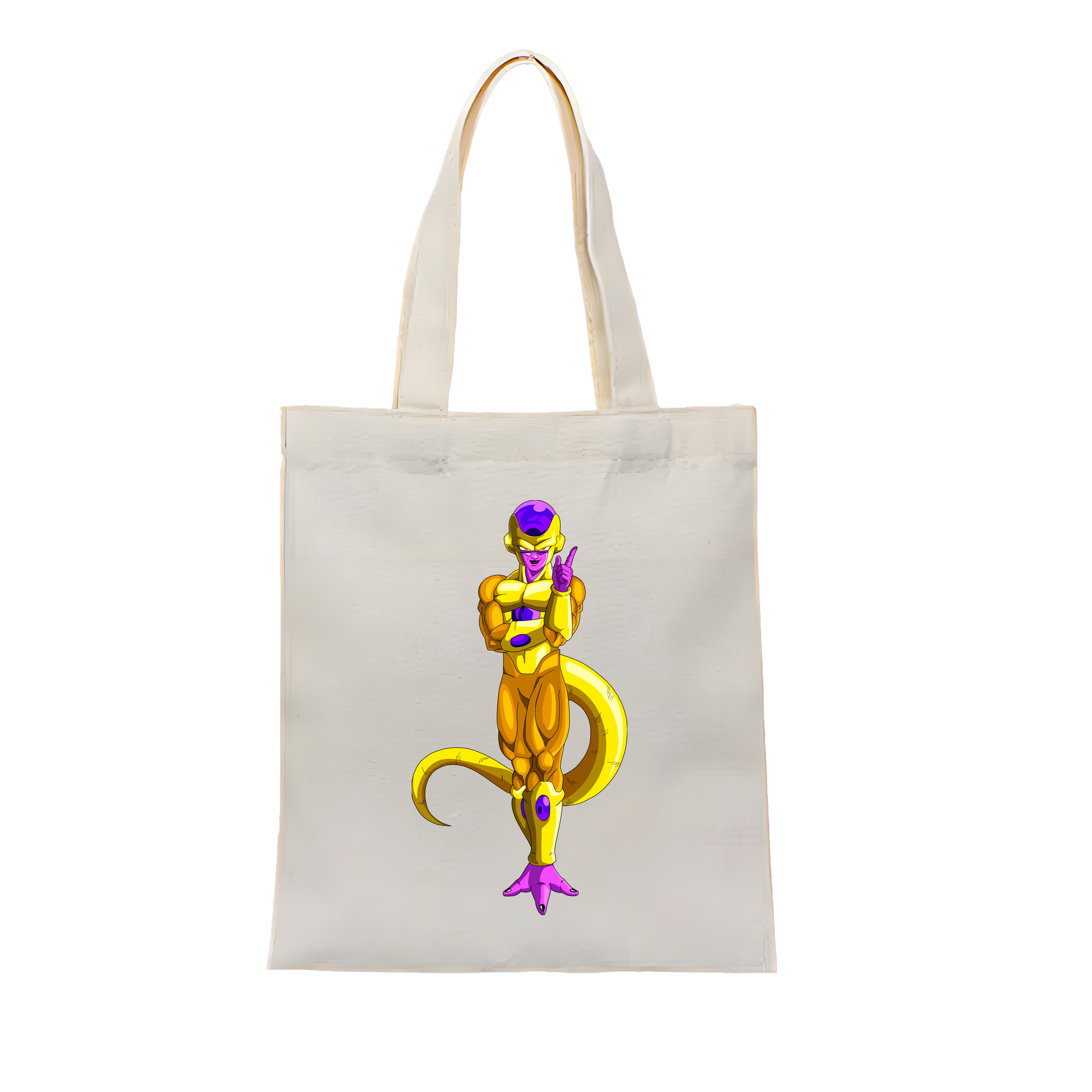 （画像用） ドラゴンボール フリーザ DRAGON BALL Frieza 縦型キャンバス生地手提げバッグ　トートバッグ