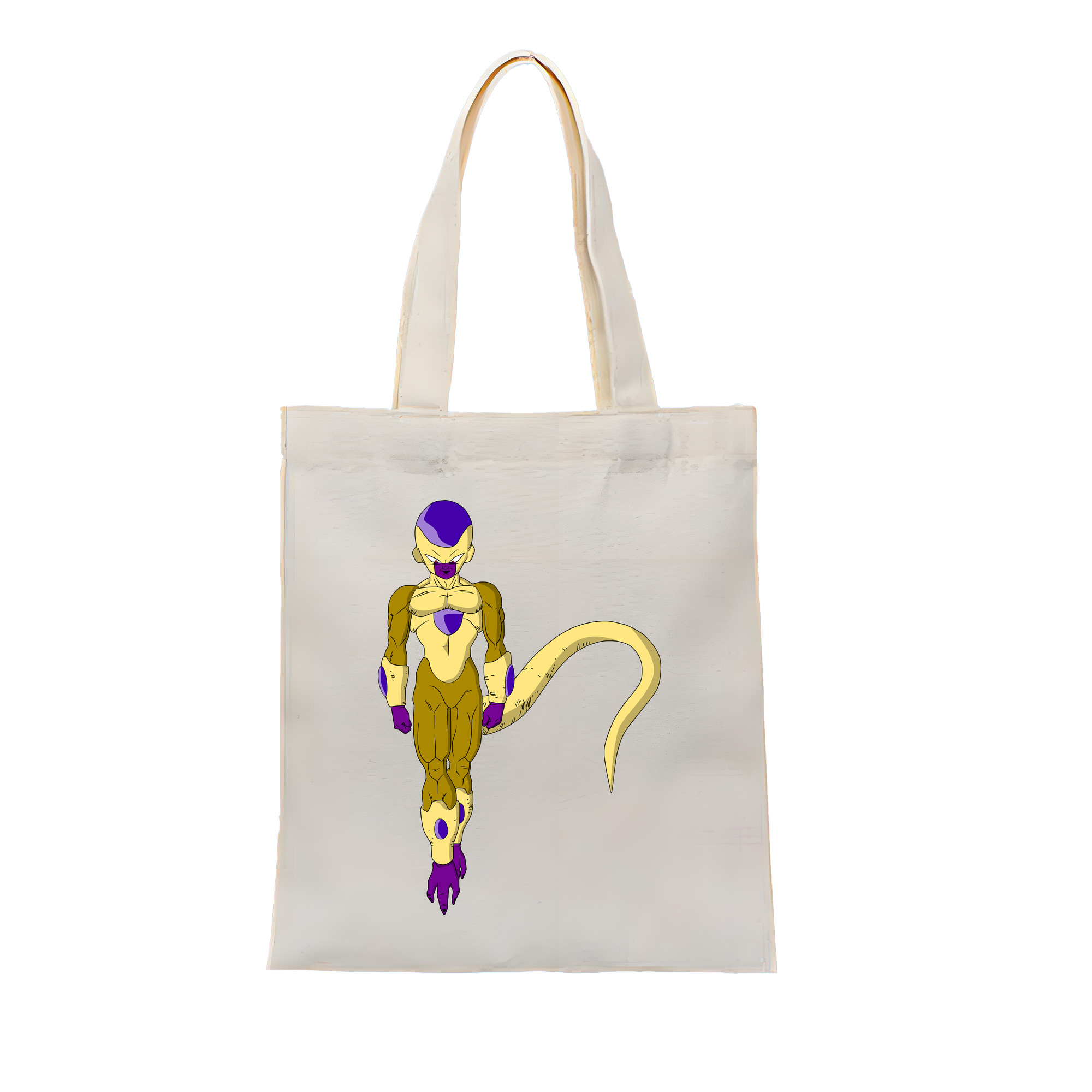 （画像用） ドラゴンボール フリーザ DRAGON BALL Frieza 縦型キャンバス生地手提げバッグ　トートバッグ