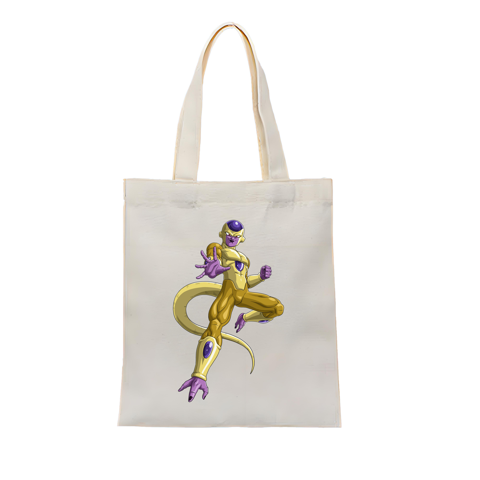 （画像用） ドラゴンボール フリーザ DRAGON BALL Frieza 縦型キャンバス生地手提げバッグ　トートバッグ