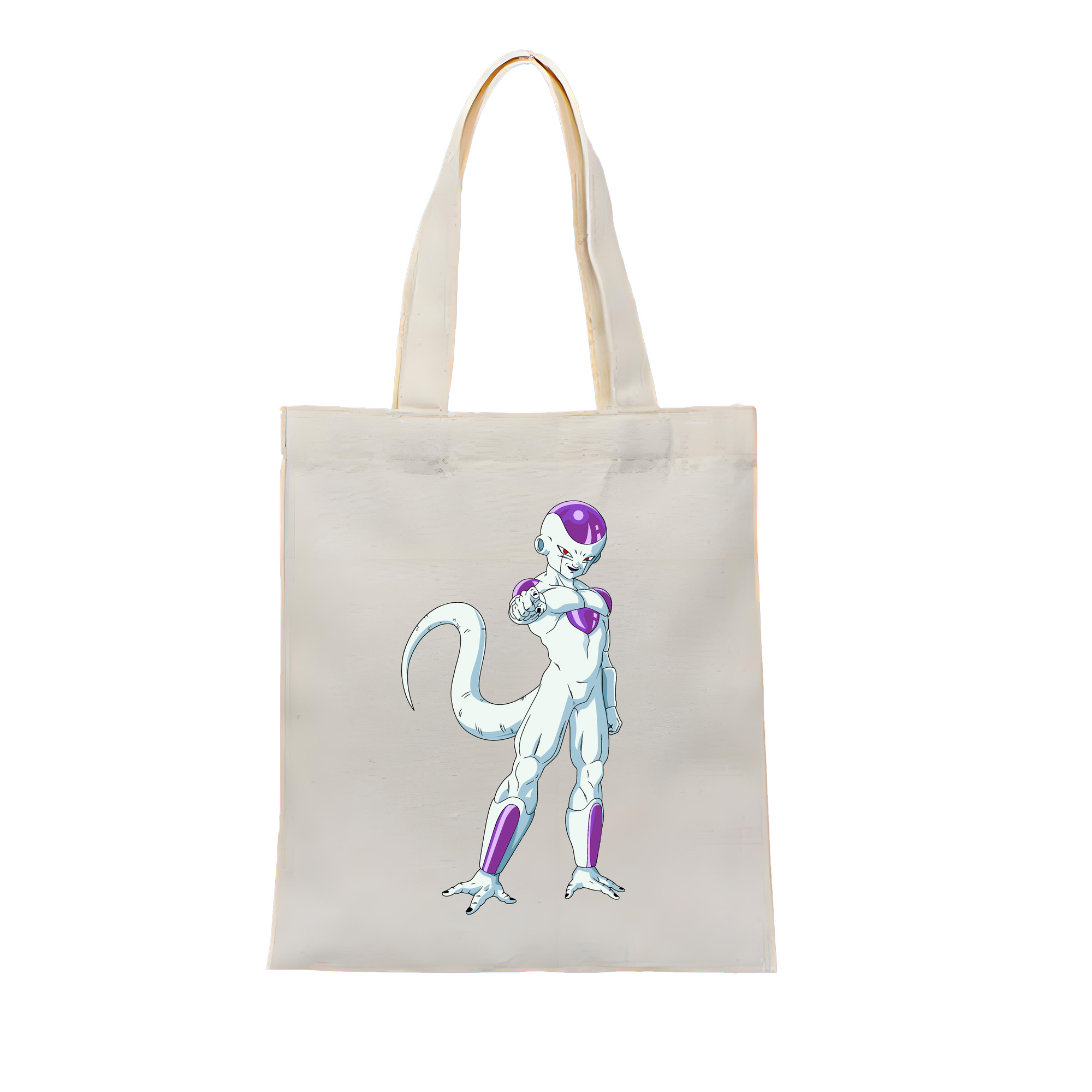 （画像用） ドラゴンボール フリーザ DRAGON BALL Frieza 縦型キャンバス生地手提げバッグ　トートバッグ