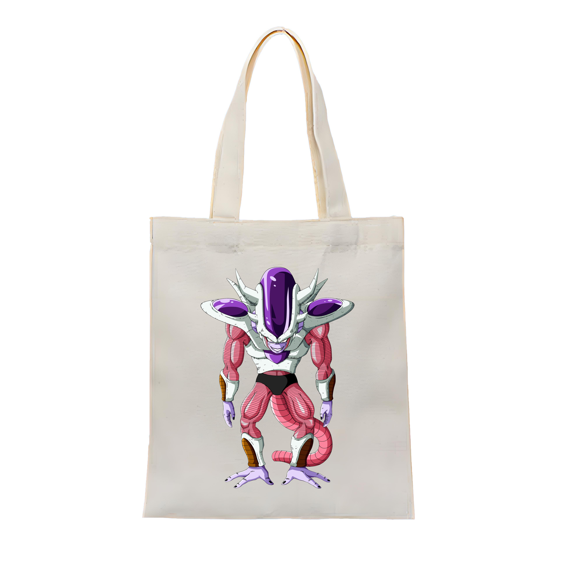 （画像用） ドラゴンボール フリーザ DRAGON BALL Frieza 縦型キャンバス生地手提げバッグ　トートバッグ