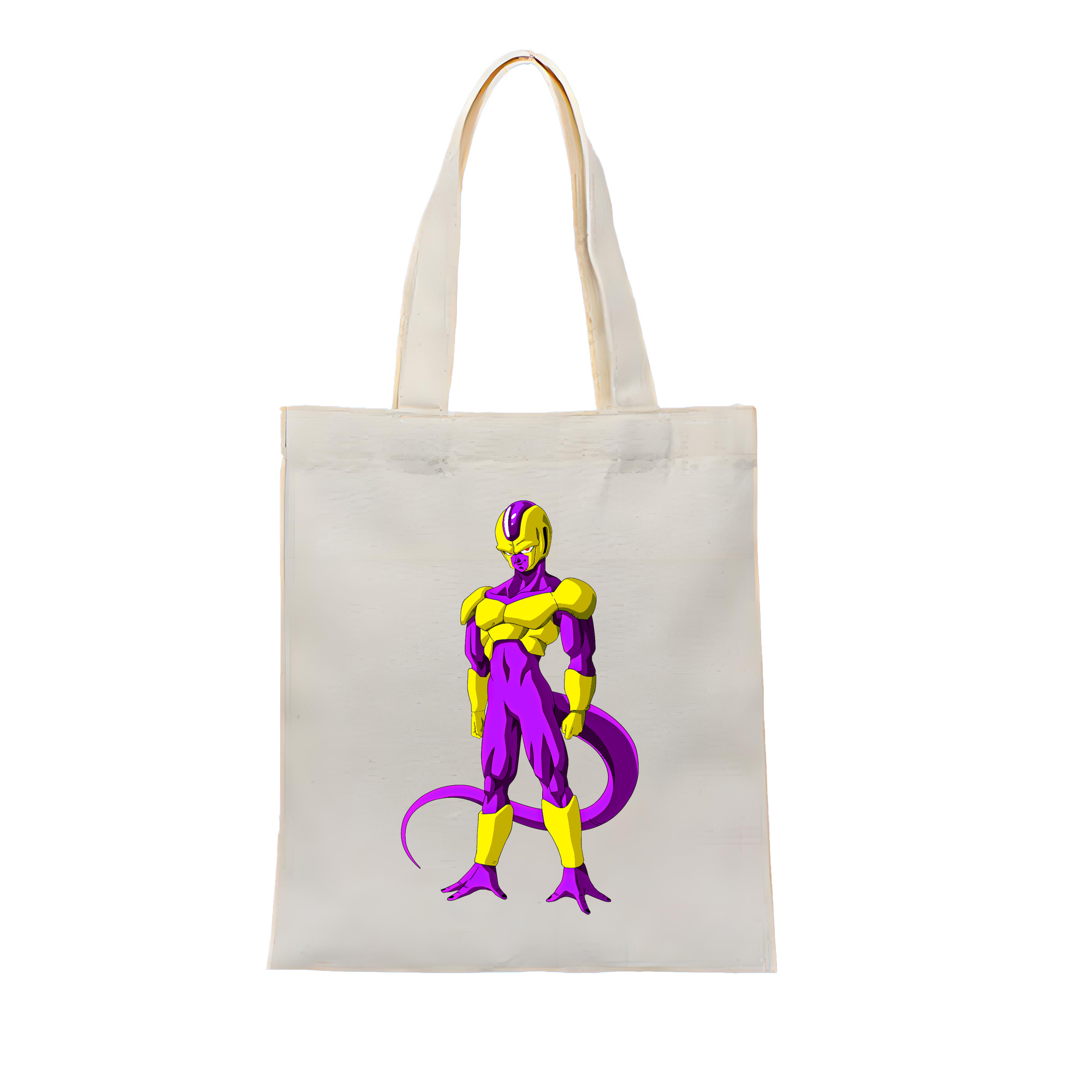 （画像用） ドラゴンボール フリーザ DRAGON BALL Frieza 縦型キャンバス生地手提げバッグ　トートバッグ
