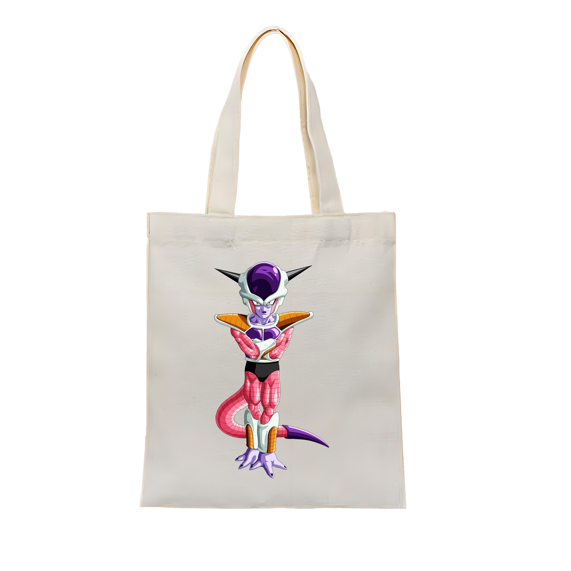 （画像用） ドラゴンボール フリーザ DRAGON BALL Frieza 縦型キャンバス生地手提げバッグ　トートバッグ