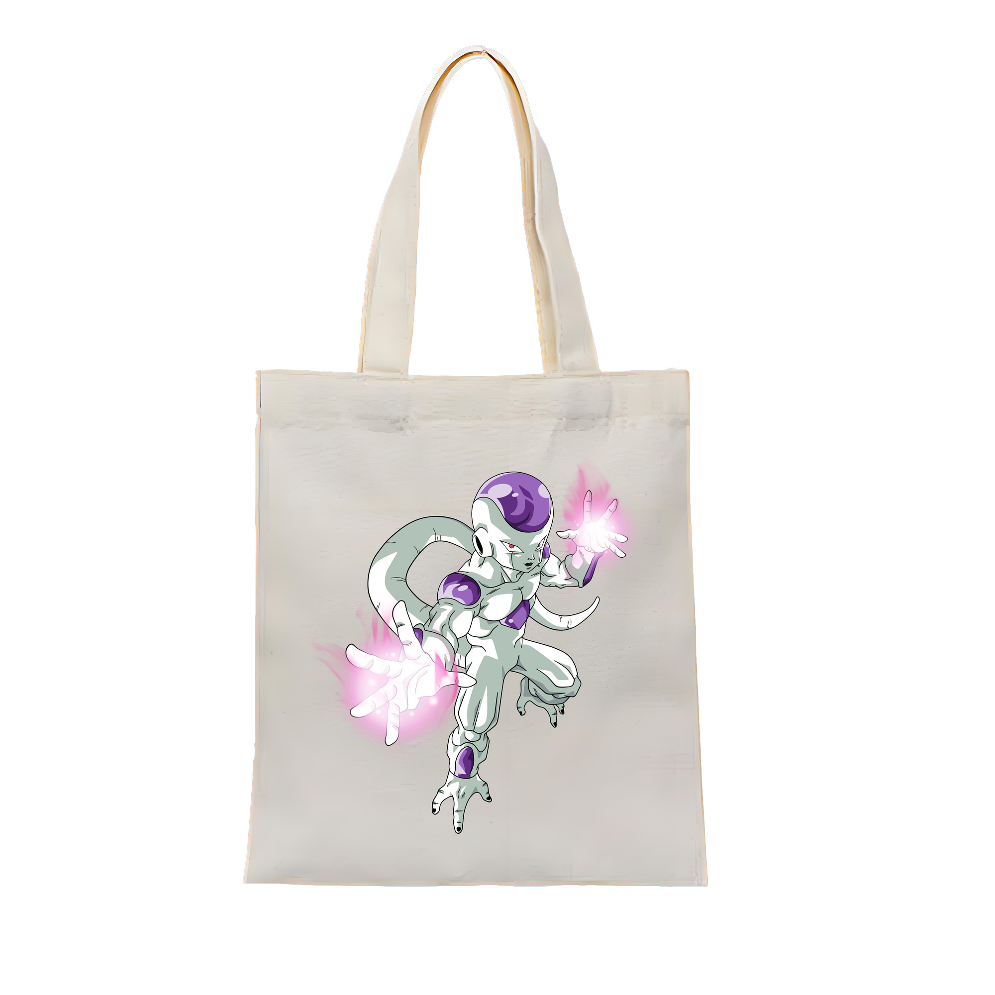 （画像用） ドラゴンボール フリーザ DRAGON BALL Frieza 縦型キャンバス生地手提げバッグ　トートバッグ