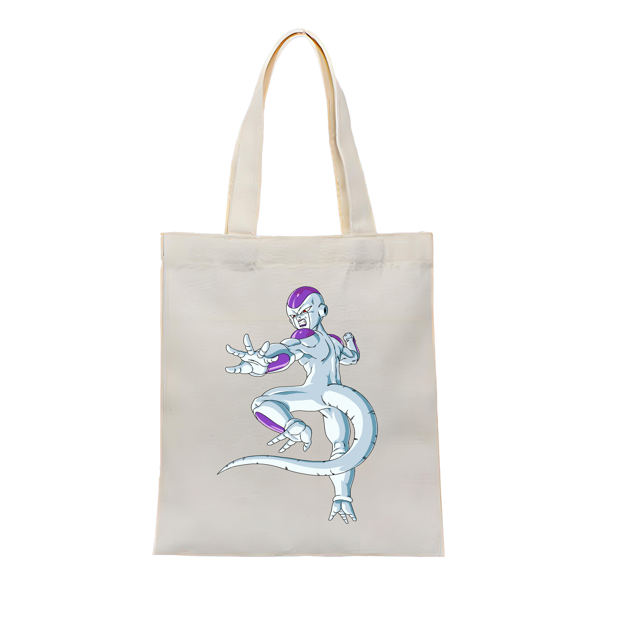 （画像用） ドラゴンボール フリーザ DRAGON BALL Frieza 縦型キャンバス生地手提げバッグ　トートバッグ