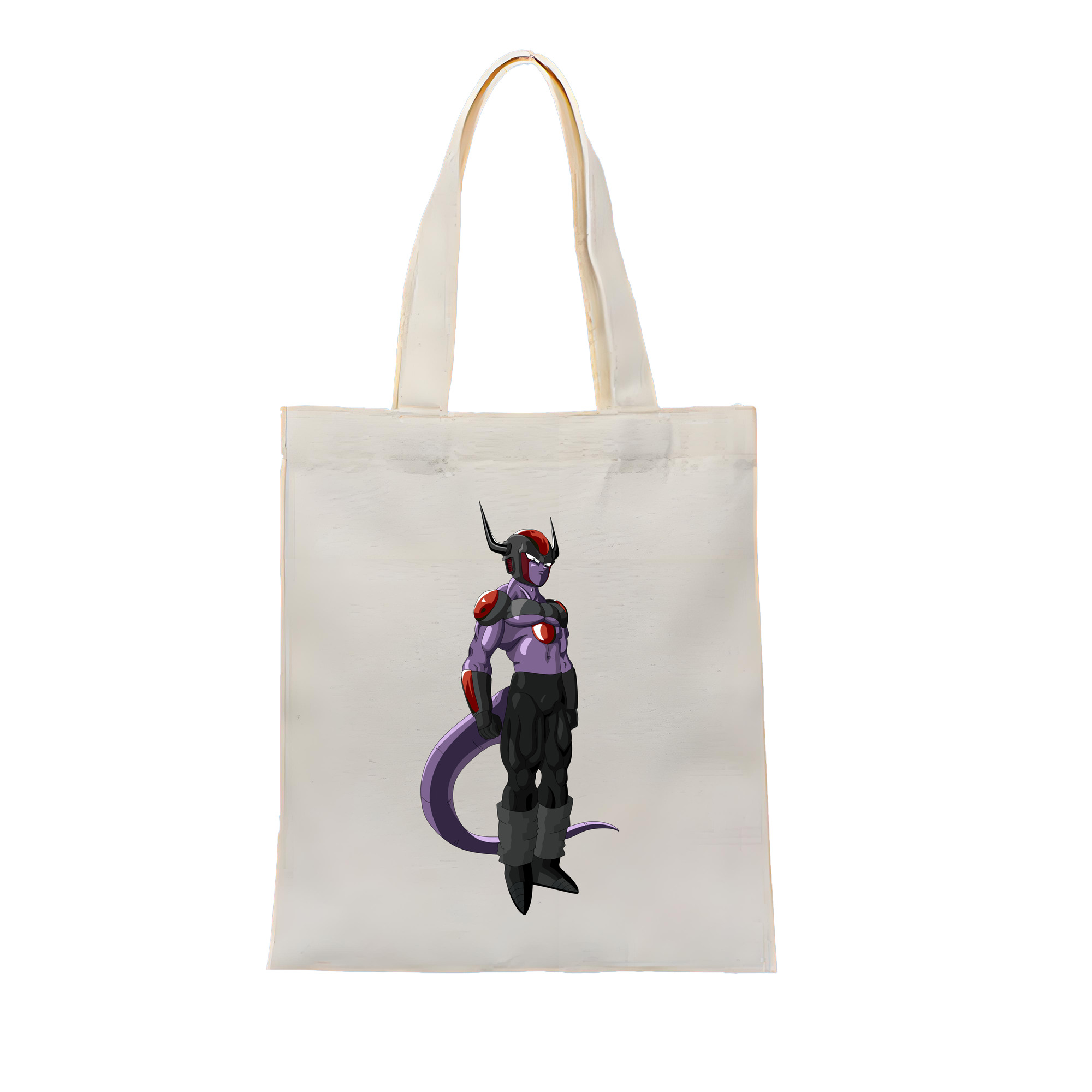 （画像用） ドラゴンボール フリーザ DRAGON BALL Frieza 縦型キャンバス生地手提げバッグ　トートバッグ
