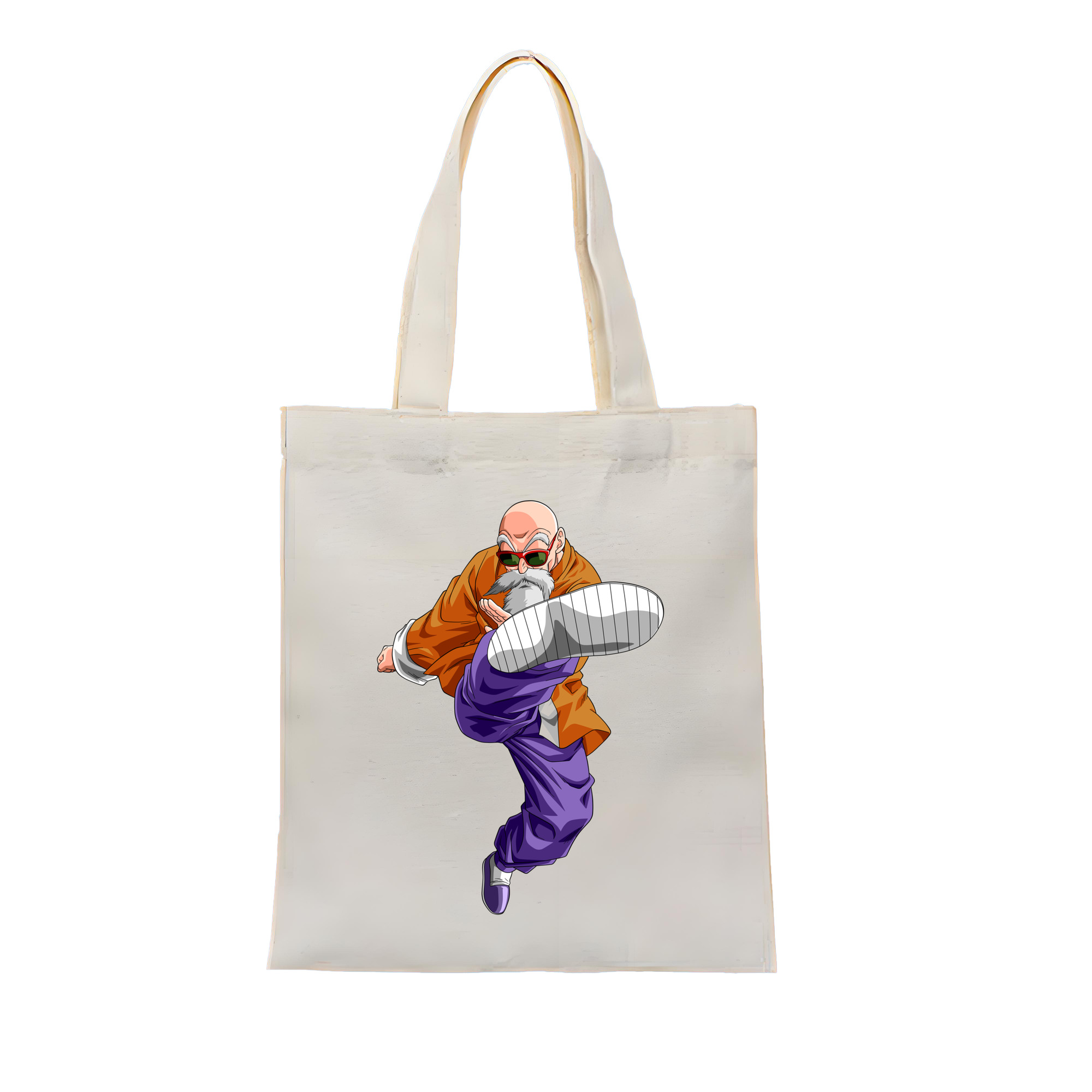 （画像用） ドラゴンボール 亀仙人（かめせんにん） DRAGON BALL Master Roshi Kame Sennin 縦型キャンバス生地手提げバッグ　トートバッグ