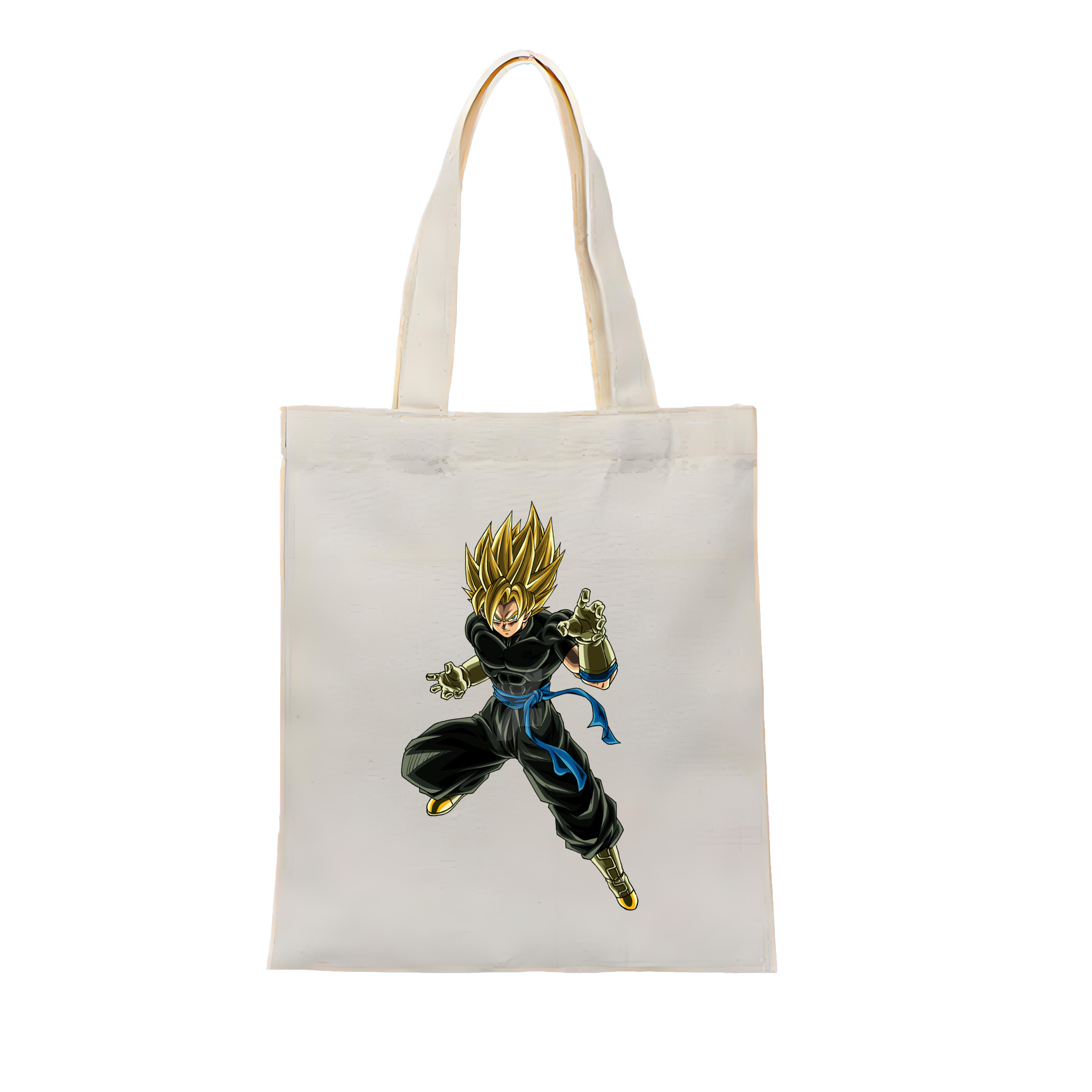 （画像用） ドラゴンボール ベジット DRAGON BALL Vegetto 縦型キャンバス生地手提げバッグ　トートバッグ