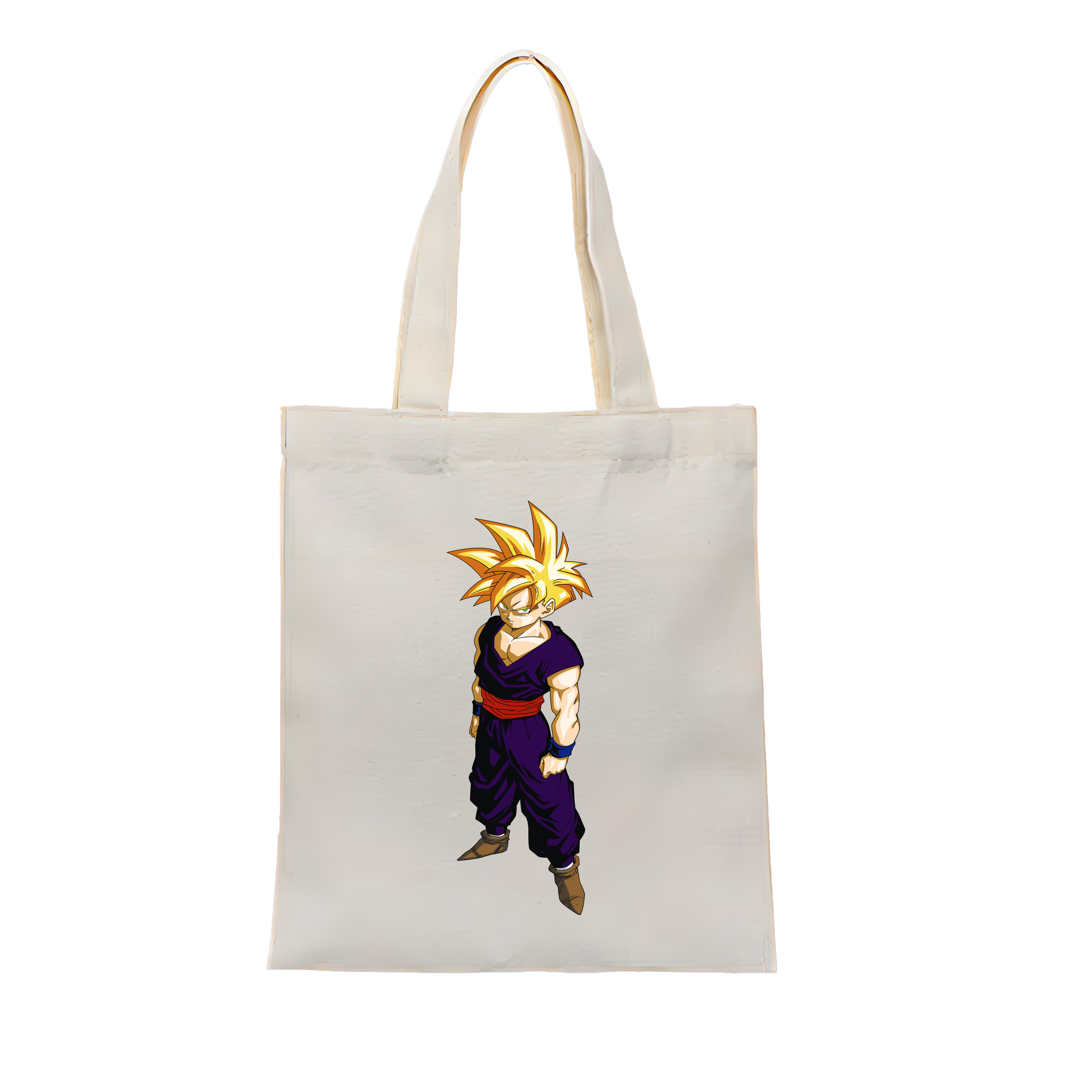 （画像用） ドラゴンボール ベジット DRAGON BALL Vegetto 縦型キャンバス生地手提げバッグ　トートバッグ