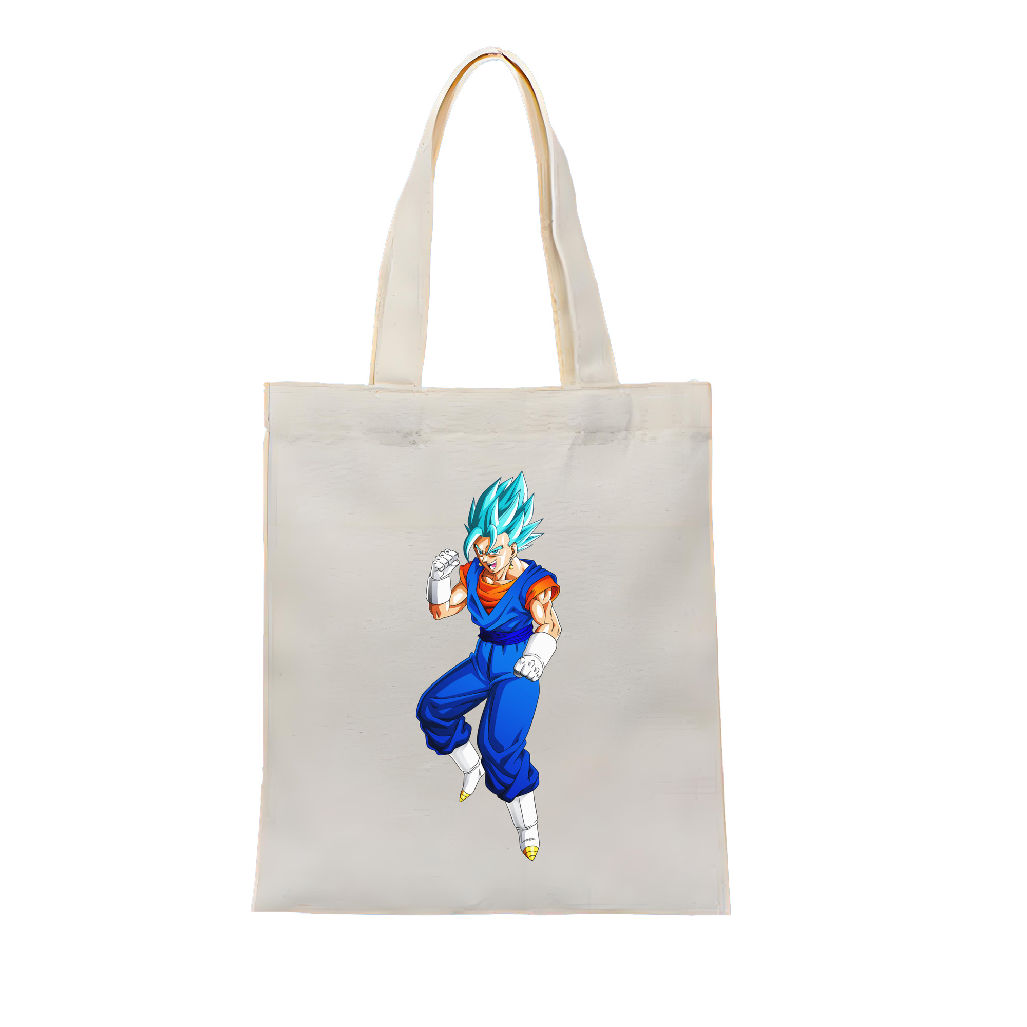 （画像用） ドラゴンボール ベジット DRAGON BALL Vegetto 縦型キャンバス生地手提げバッグ　トートバッグ