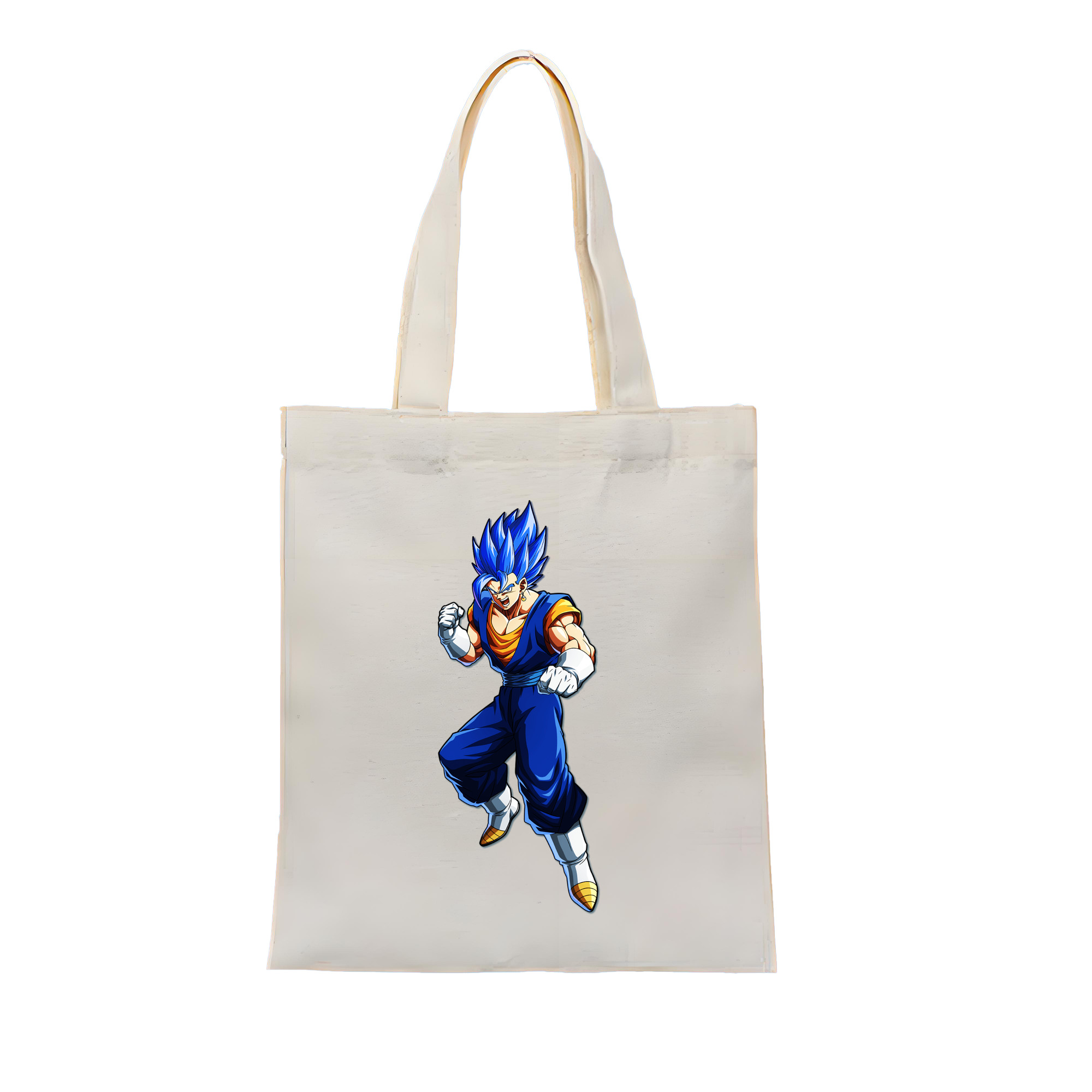 （画像用） ドラゴンボール ベジット DRAGON BALL Vegetto 縦型キャンバス生地手提げバッグ　トートバッグ