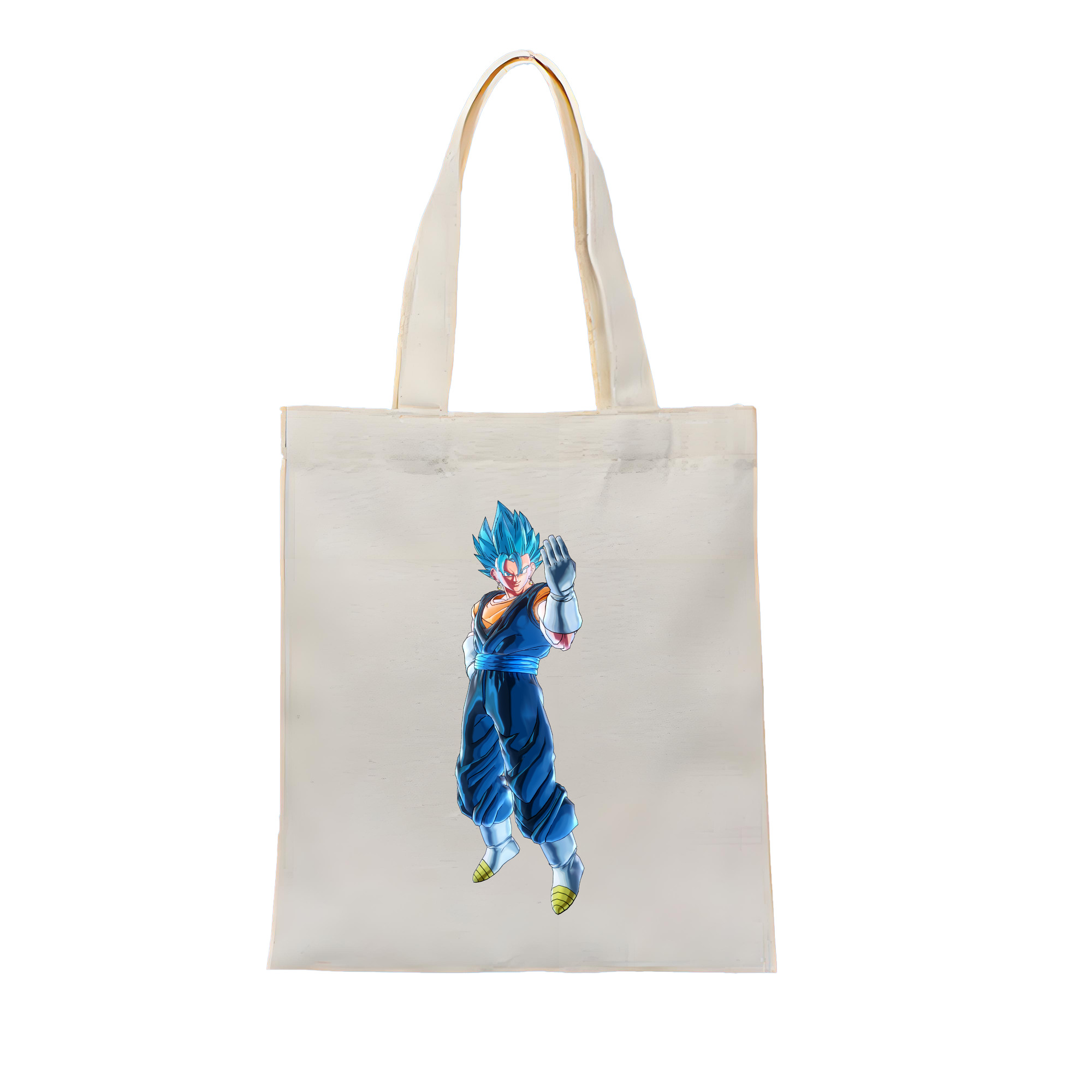 （画像用） ドラゴンボール ベジット DRAGON BALL Vegetto 縦型キャンバス生地手提げバッグ　トートバッグ