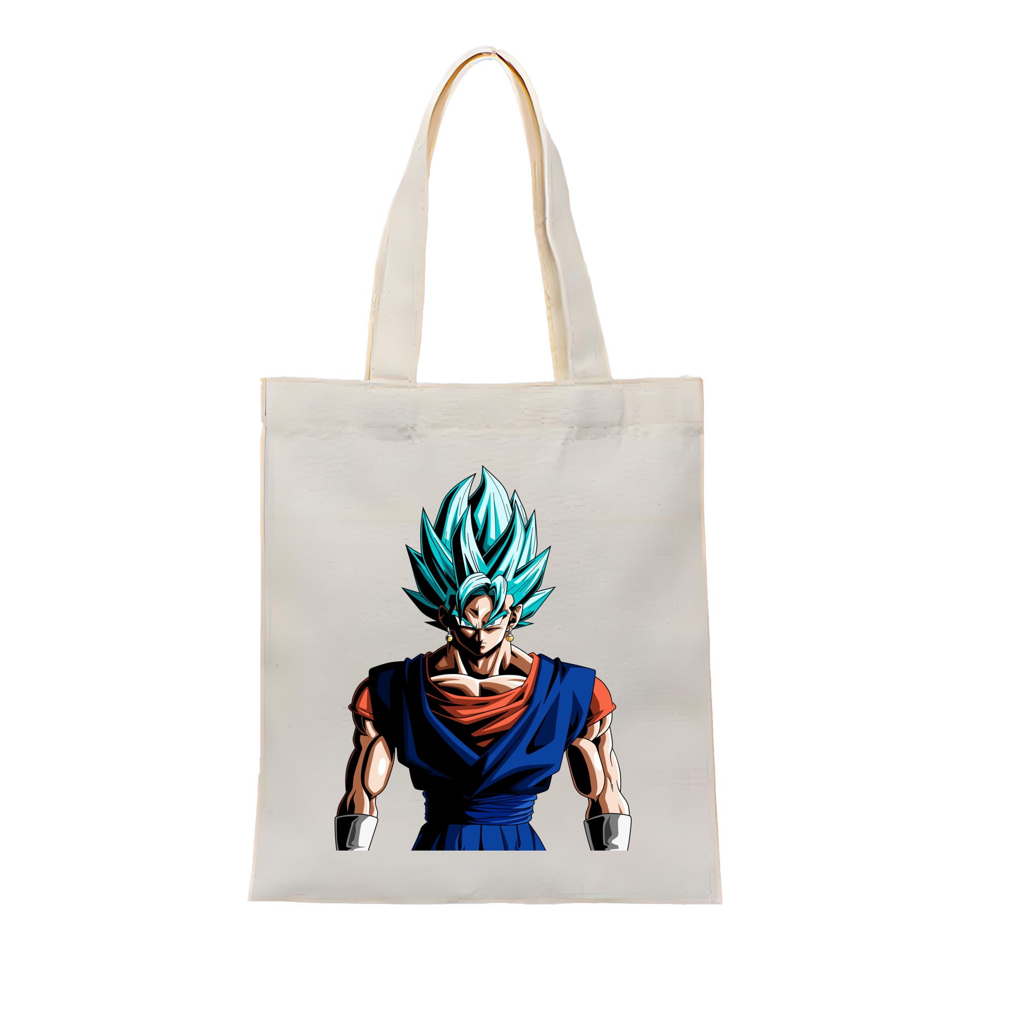 （画像用） ドラゴンボール ベジット DRAGON BALL Vegetto 縦型キャンバス生地手提げバッグ　トートバッグ
