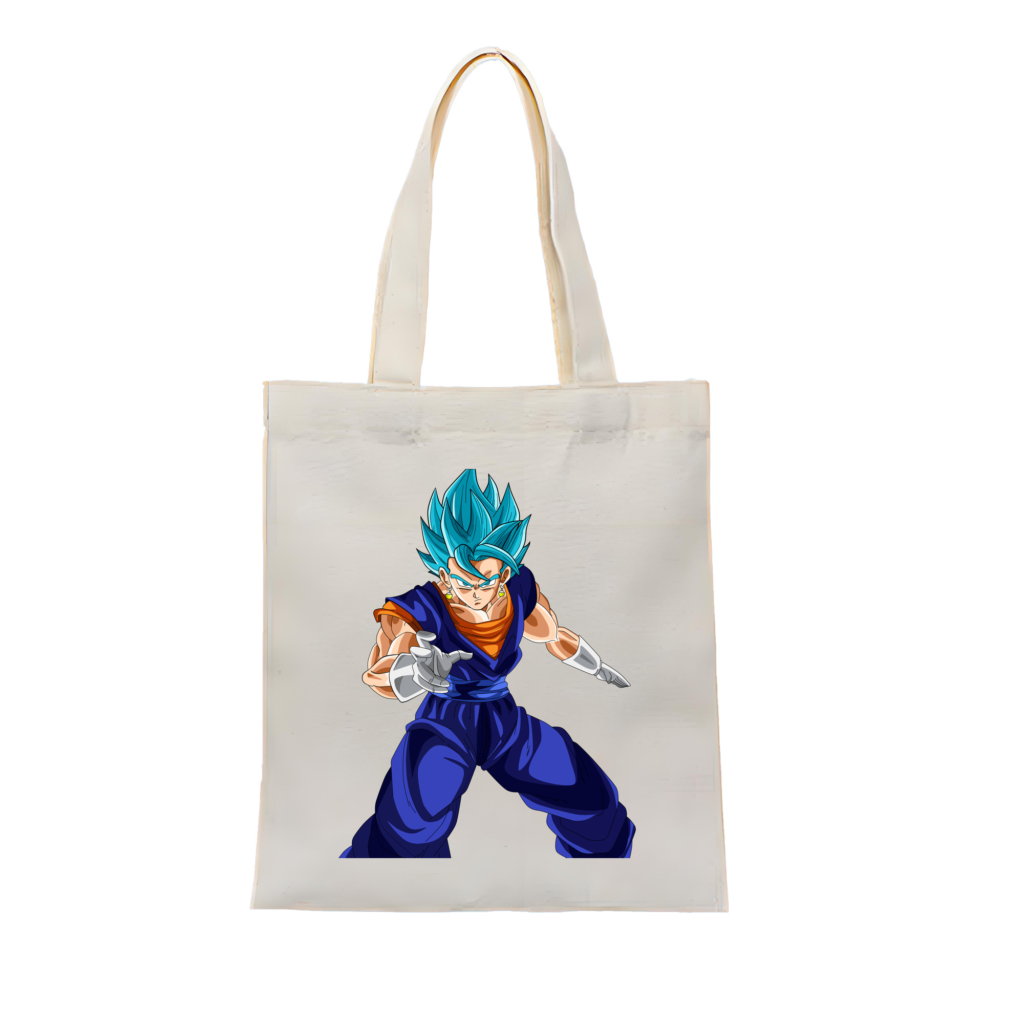 （画像用） ドラゴンボール ベジット DRAGON BALL Vegetto 縦型キャンバス生地手提げバッグ　トートバッグ
