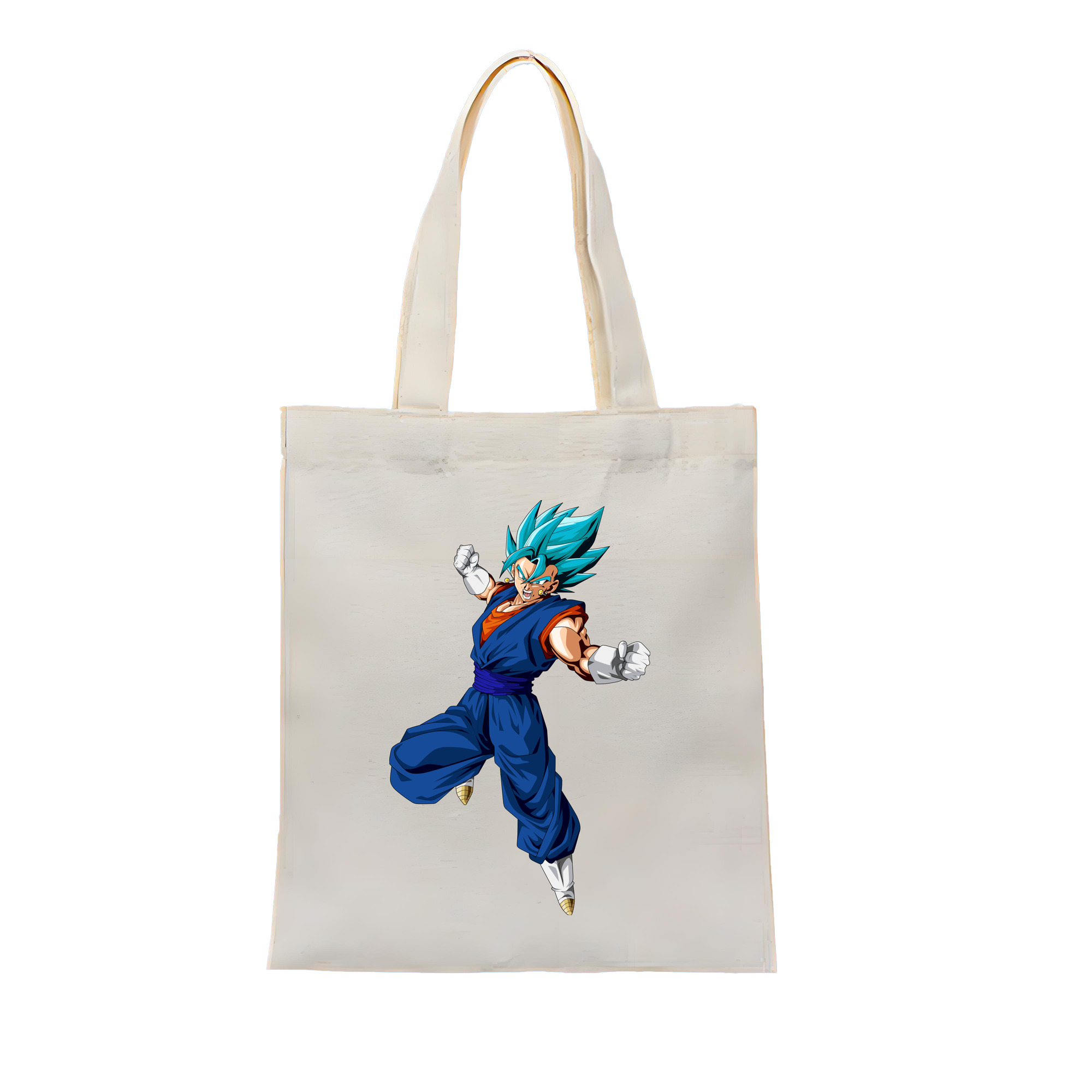 （画像用） ドラゴンボール ベジット DRAGON BALL Vegetto 縦型キャンバス生地手提げバッグ　トートバッグ