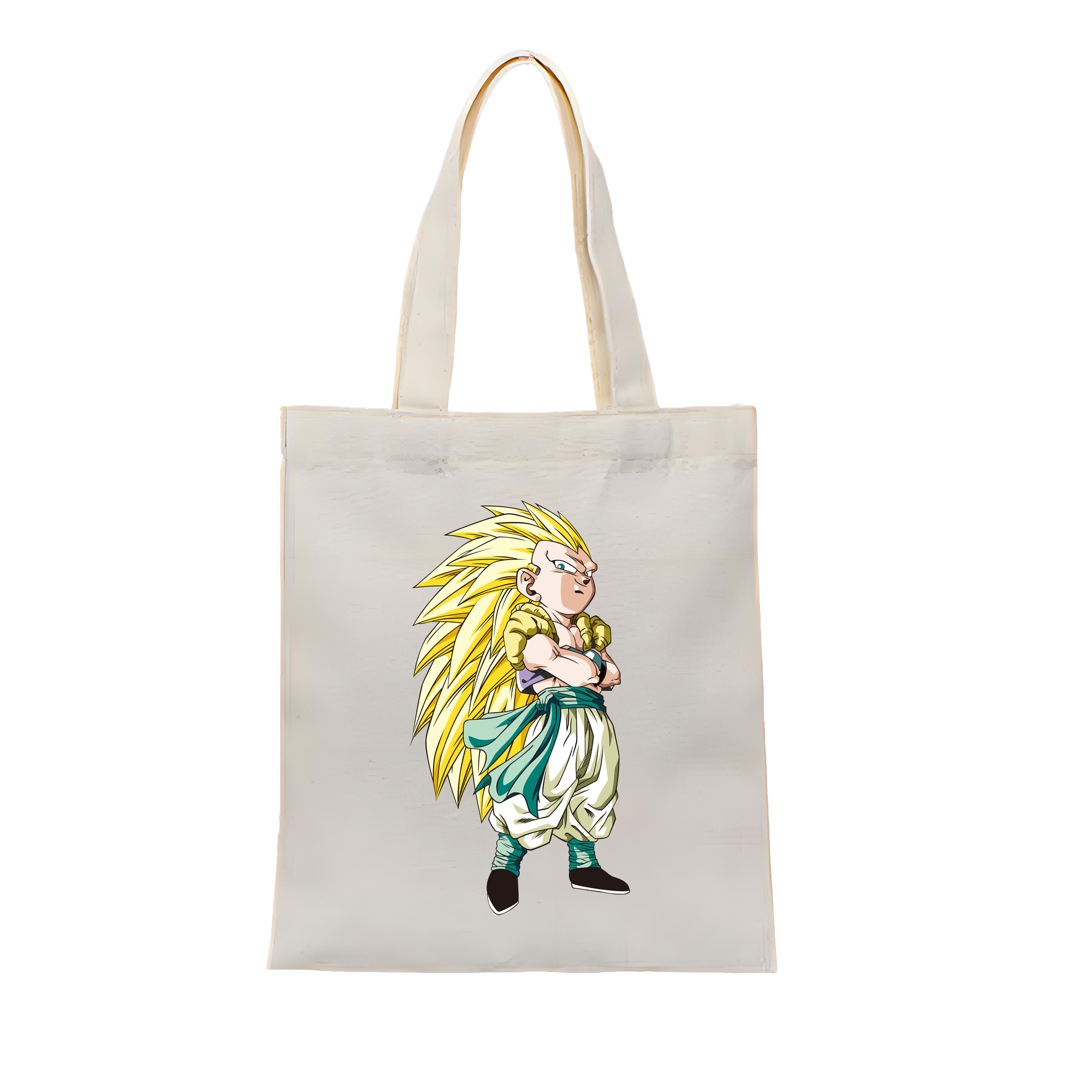 （画像用） ドラゴンボール ベジット DRAGON BALL Vegetto 縦型キャンバス生地手提げバッグ　トートバッグ