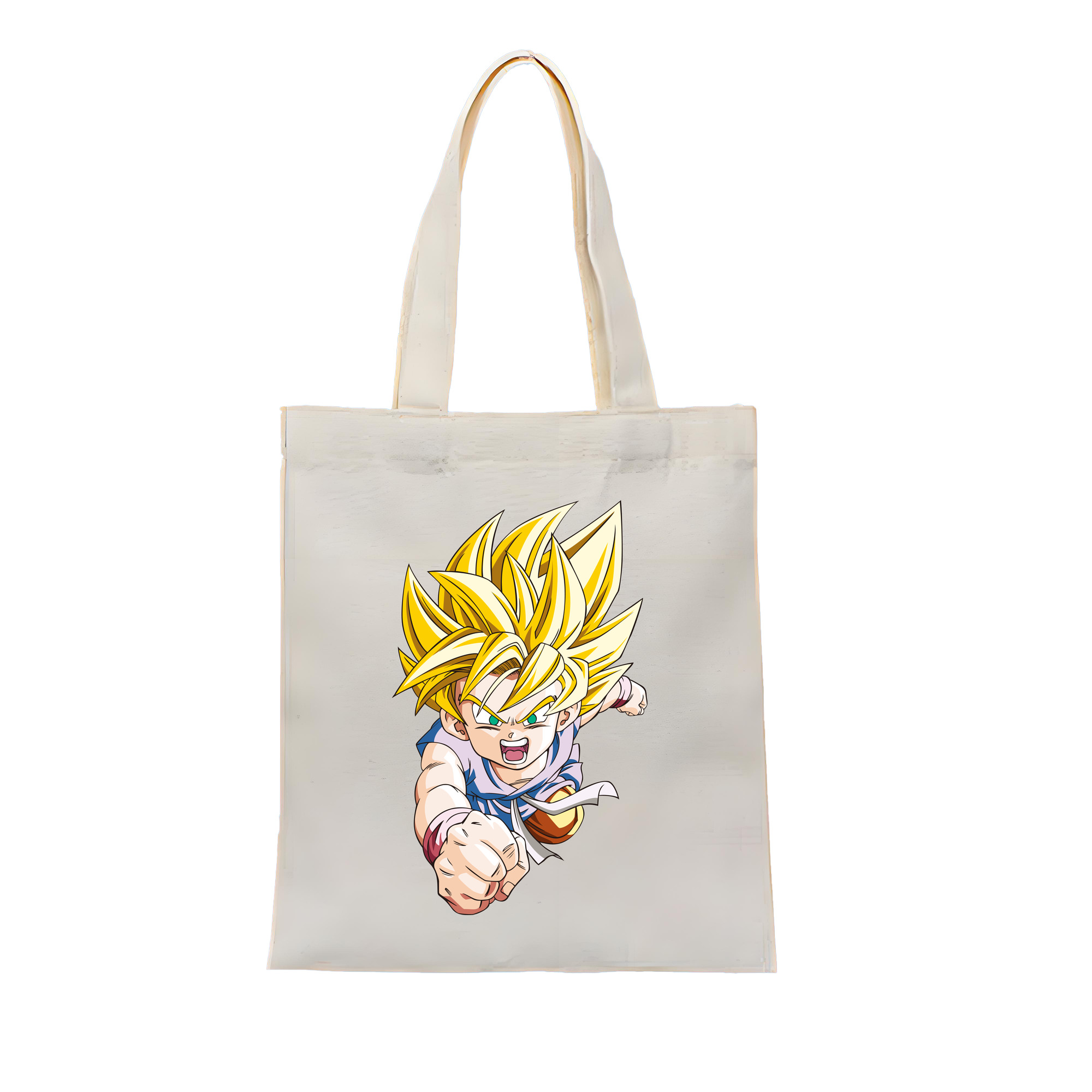 （画像用） ドラゴンボール ベジット DRAGON BALL Vegetto 縦型キャンバス生地手提げバッグ　トートバッグ