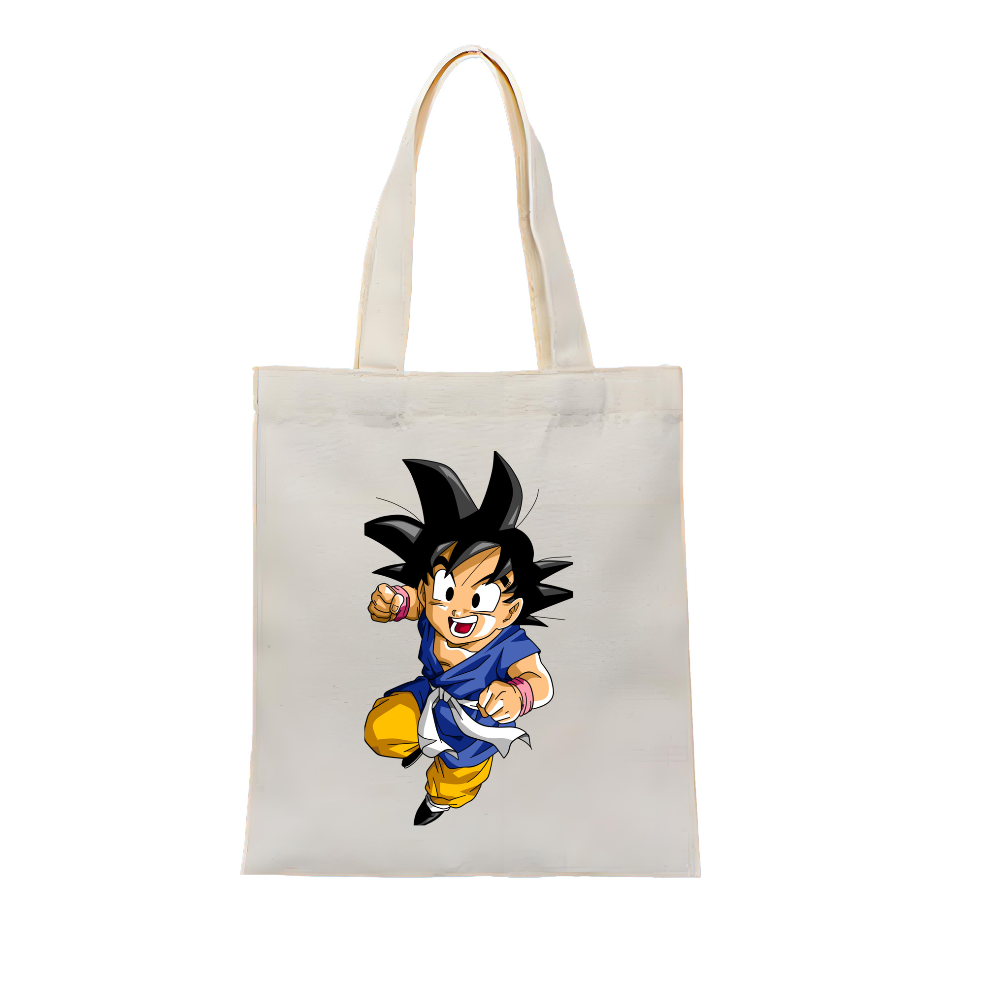 （画像用） ドラゴンボール 孫悟天 そん ごてん DRAGON BALL Son Goten 縦型キャンバス生地手提げバッグ　トートバッグ