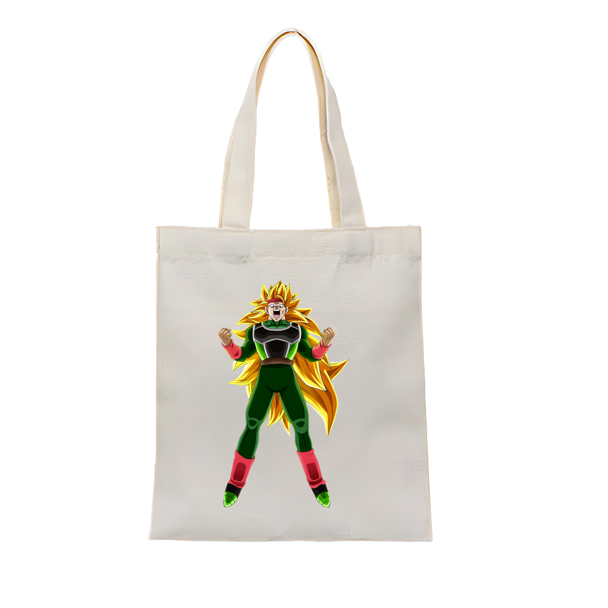 （画像用） ドラゴンボール ブロリー DRAGON BALL Broli 縦型キャンバス生地手提げバッグ　トートバッグ